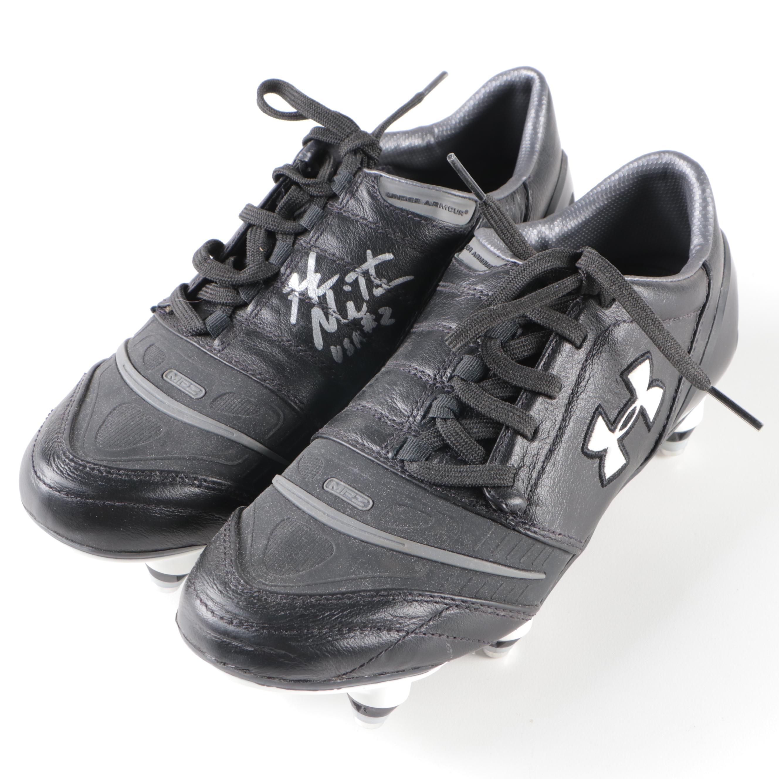 Heather Mitts U.S.A. Women's Soccer Signed Jersey and Cleats