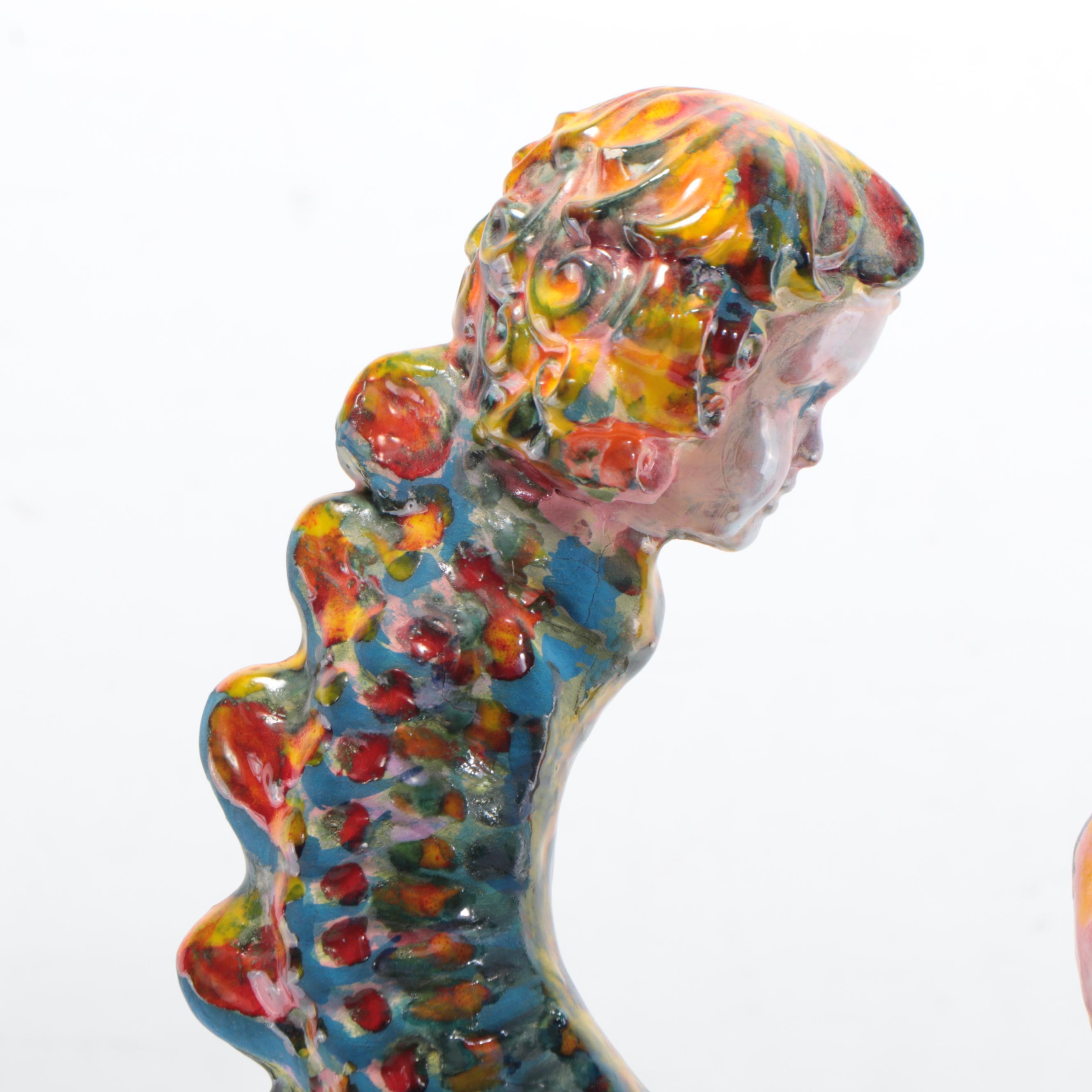 Sarah Roush Surreal Ceramic Sculpture of Hybrid Figures