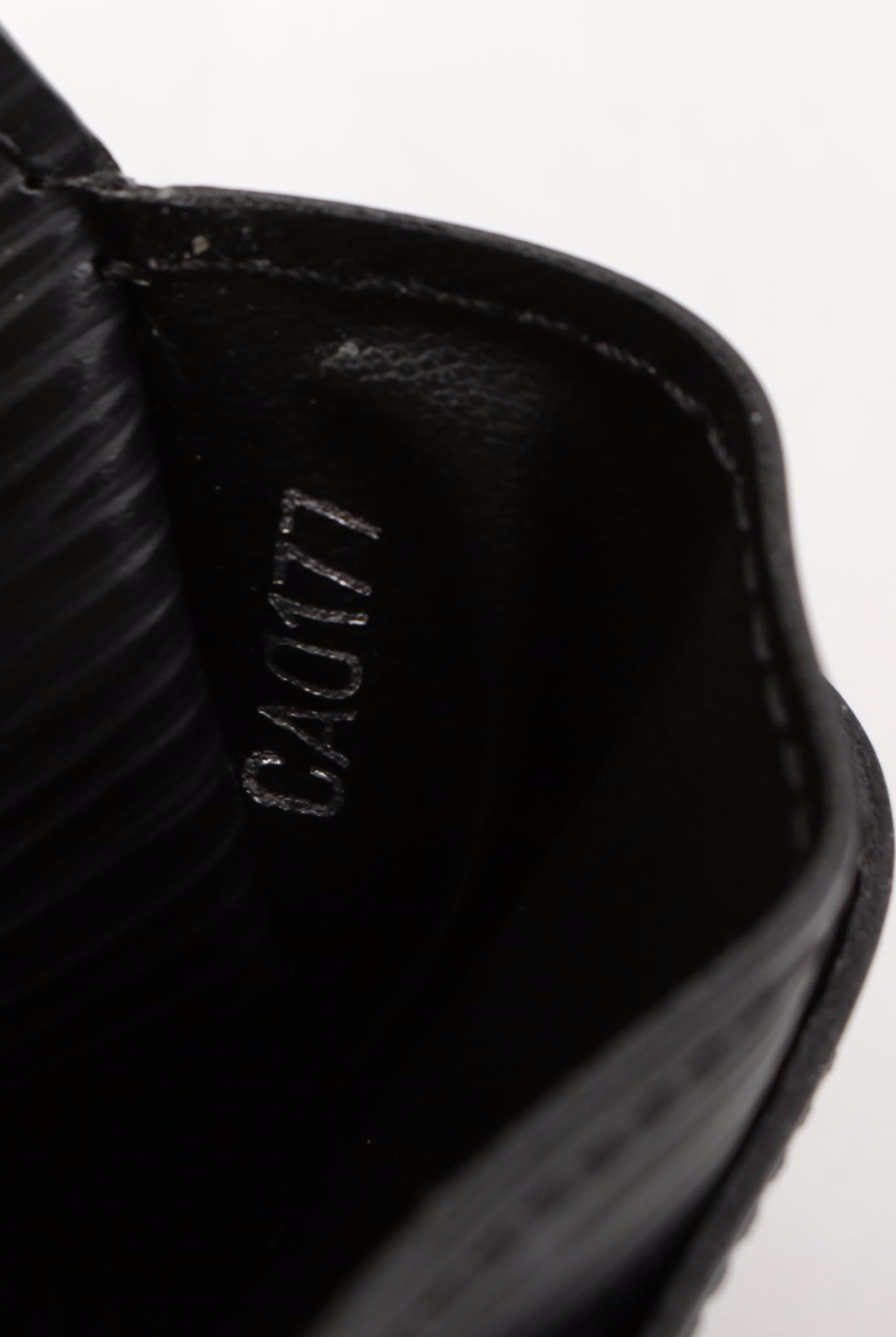 Louis Vuitton Sarah Wallet in Anthracite Nacre Epi Leather with Box