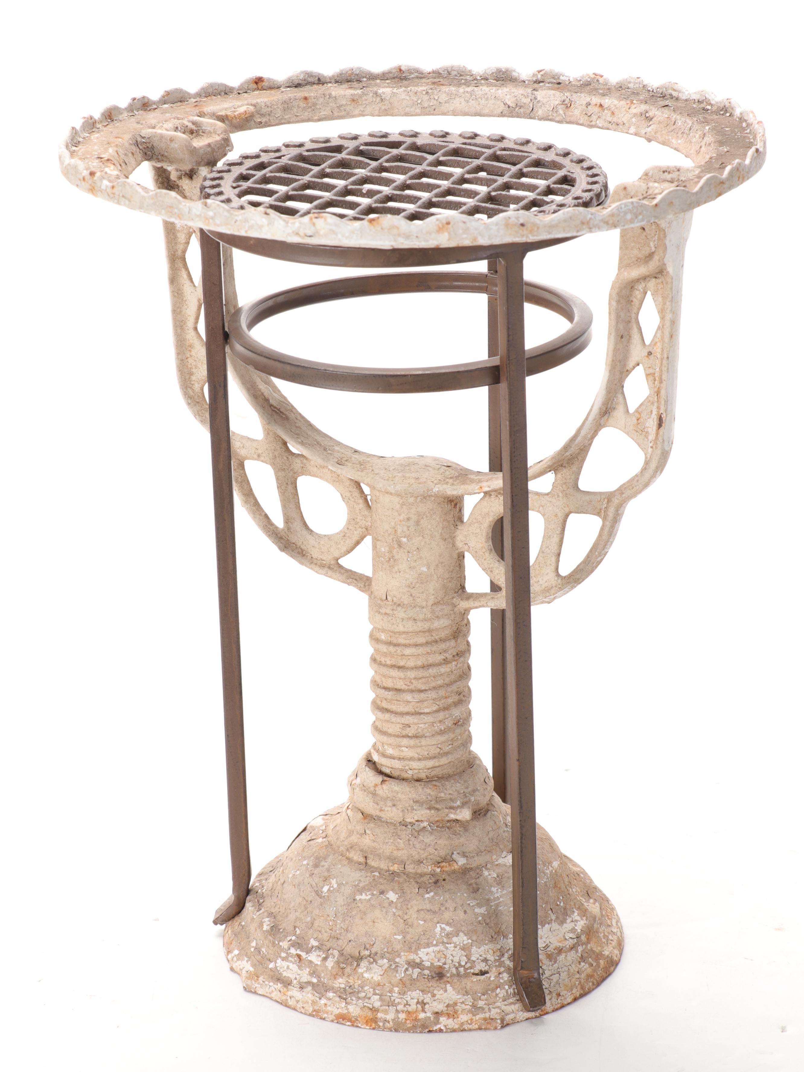 Wrought Metal Floor Candelabra, Planter Stands and More