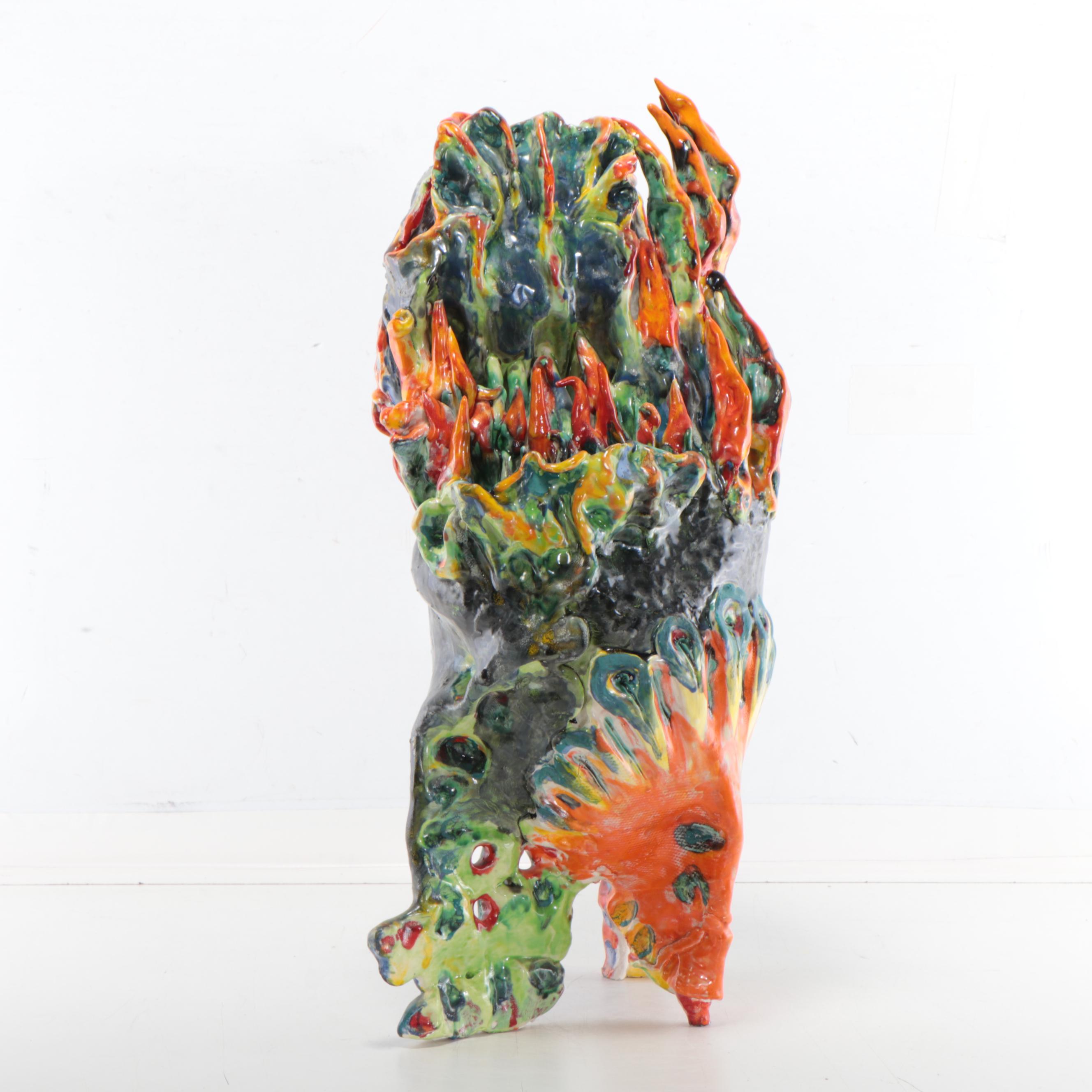 Sarah Roush Surreal Ceramic Sculpture