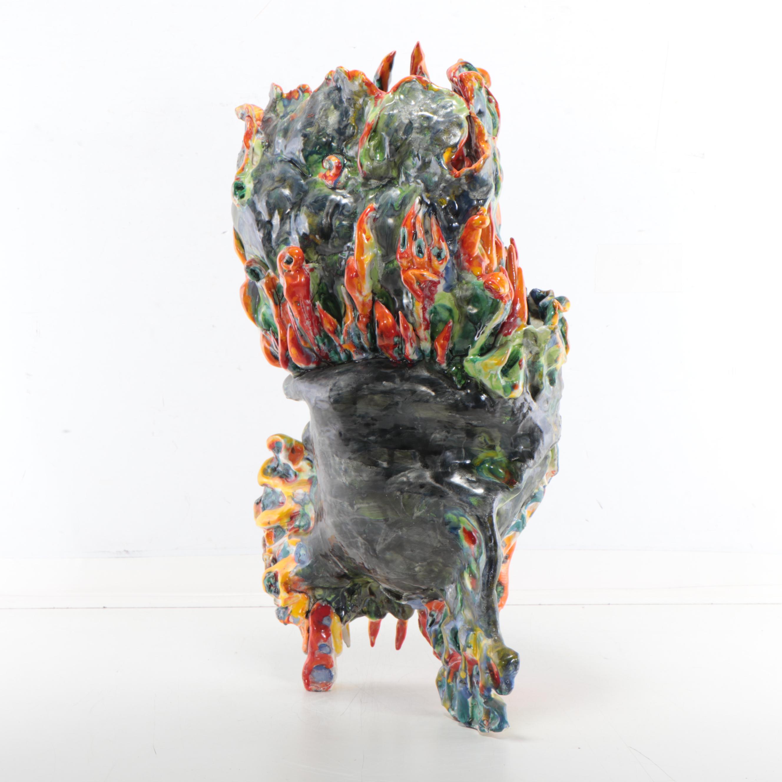 Sarah Roush Surreal Ceramic Sculpture