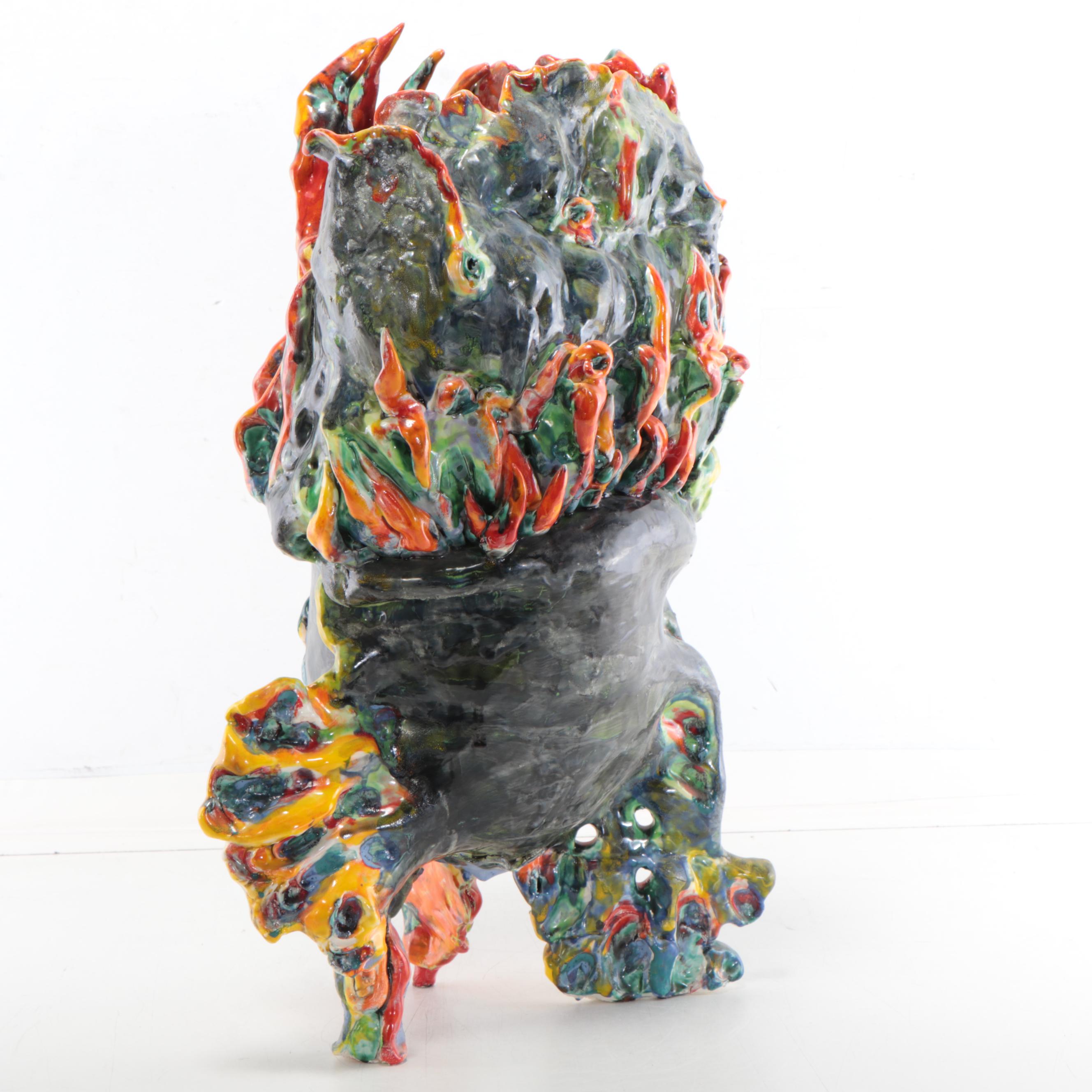 Sarah Roush Surreal Ceramic Sculpture