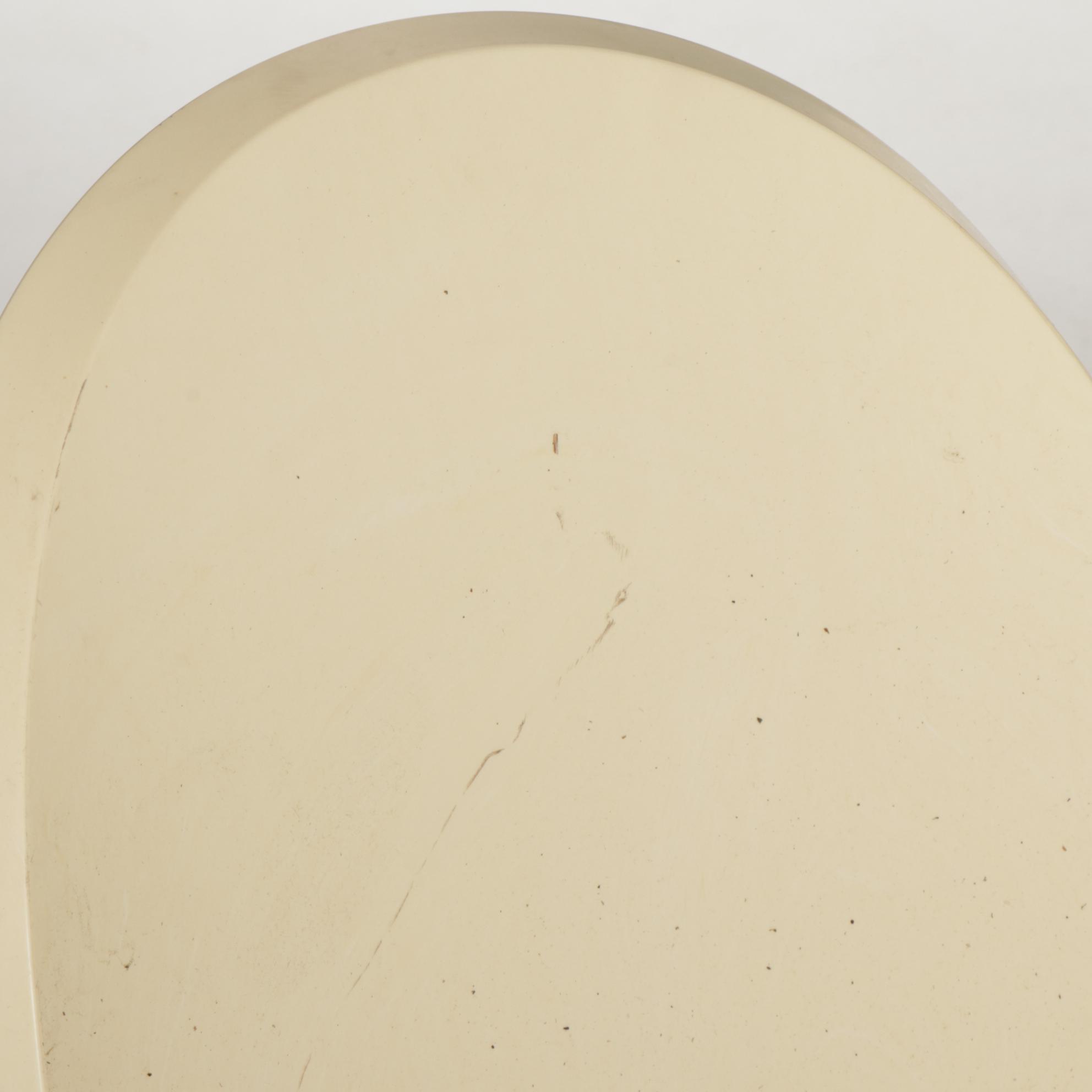 Four Louis Ghost S+ARCK by Kartell Plastic Chairs with PE Rattan Folding Table