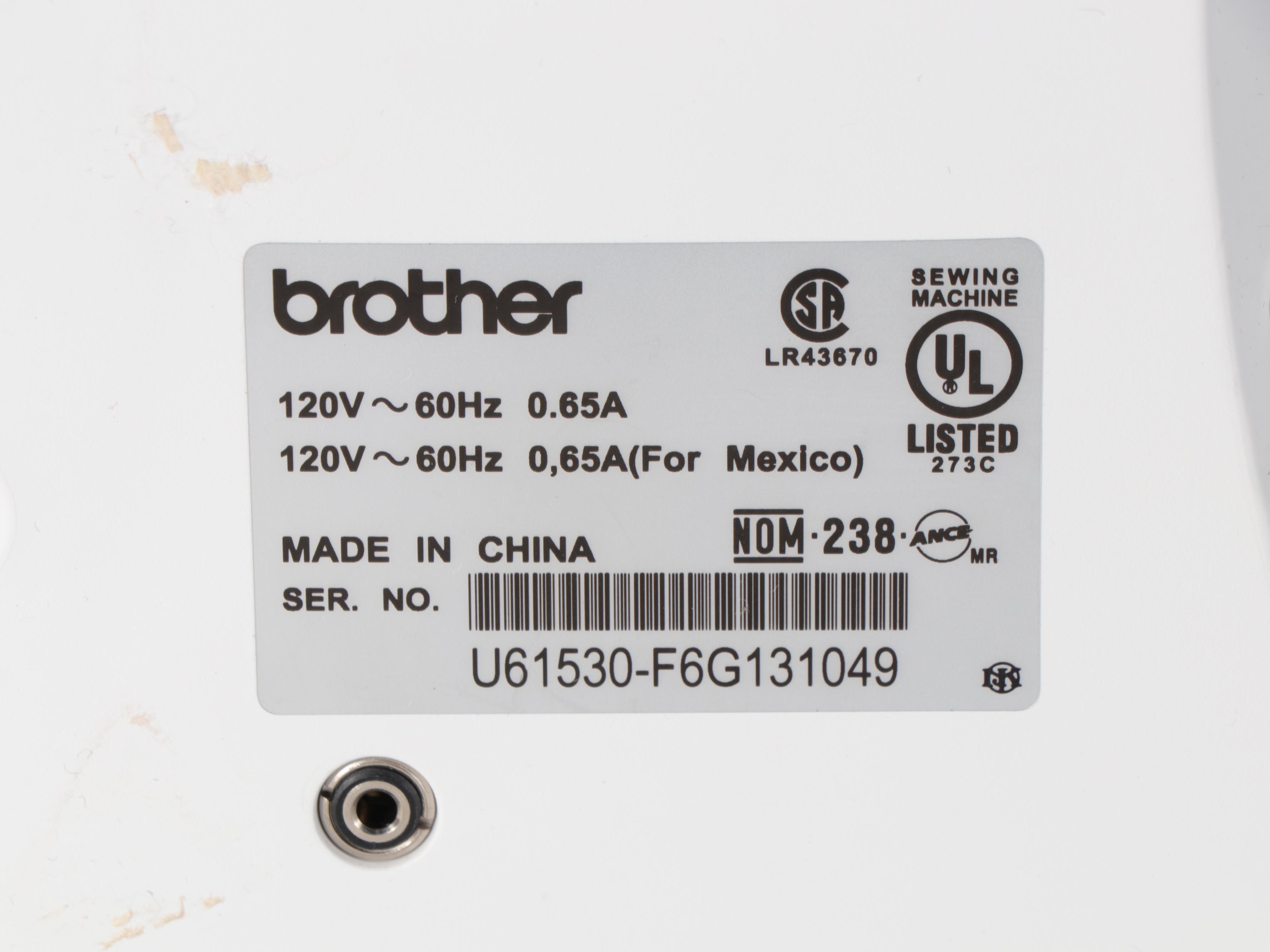 Brother CS-6000i Digital Computerized Sewing Machine With Accessories