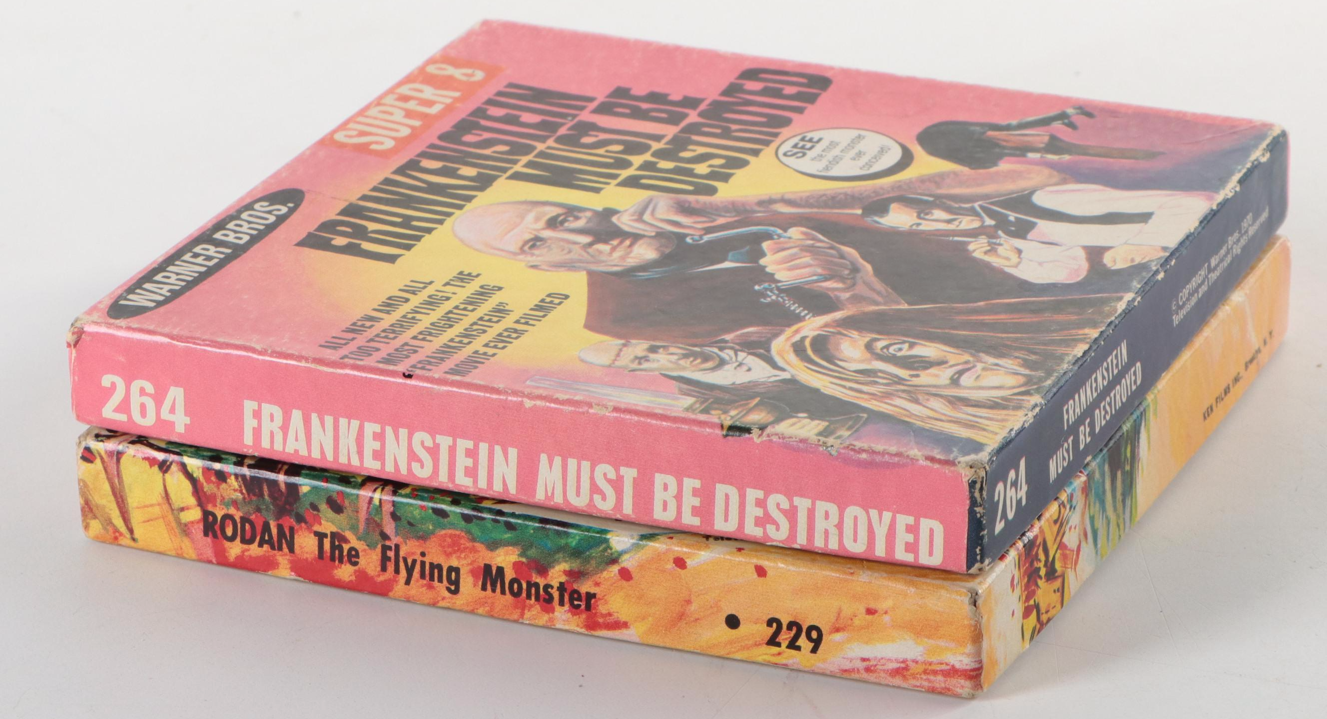 "Rodan the Flying Monster" and "Frankenstein Must Be Destroyed" Super 8 Films