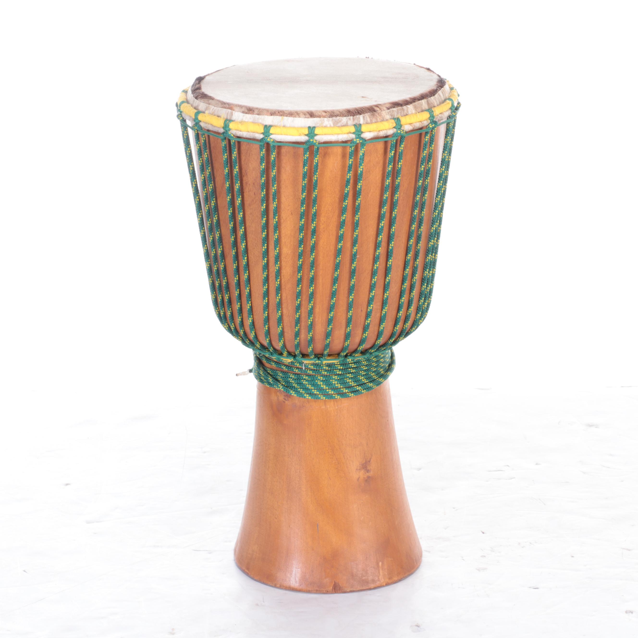 Hand-Crafted Djembe Drums in Three Sizes