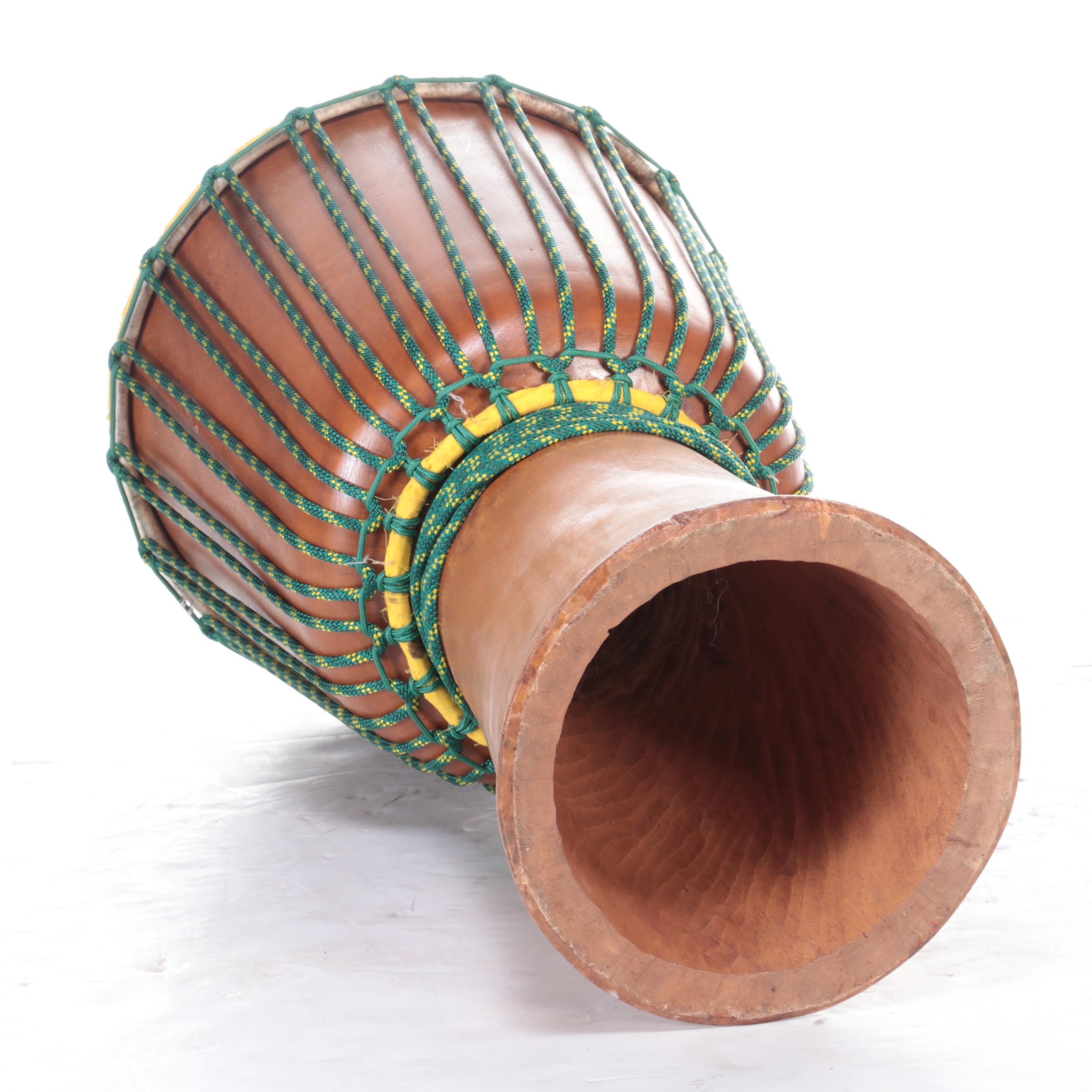 Hand-Crafted Djembe Drums in Three Sizes