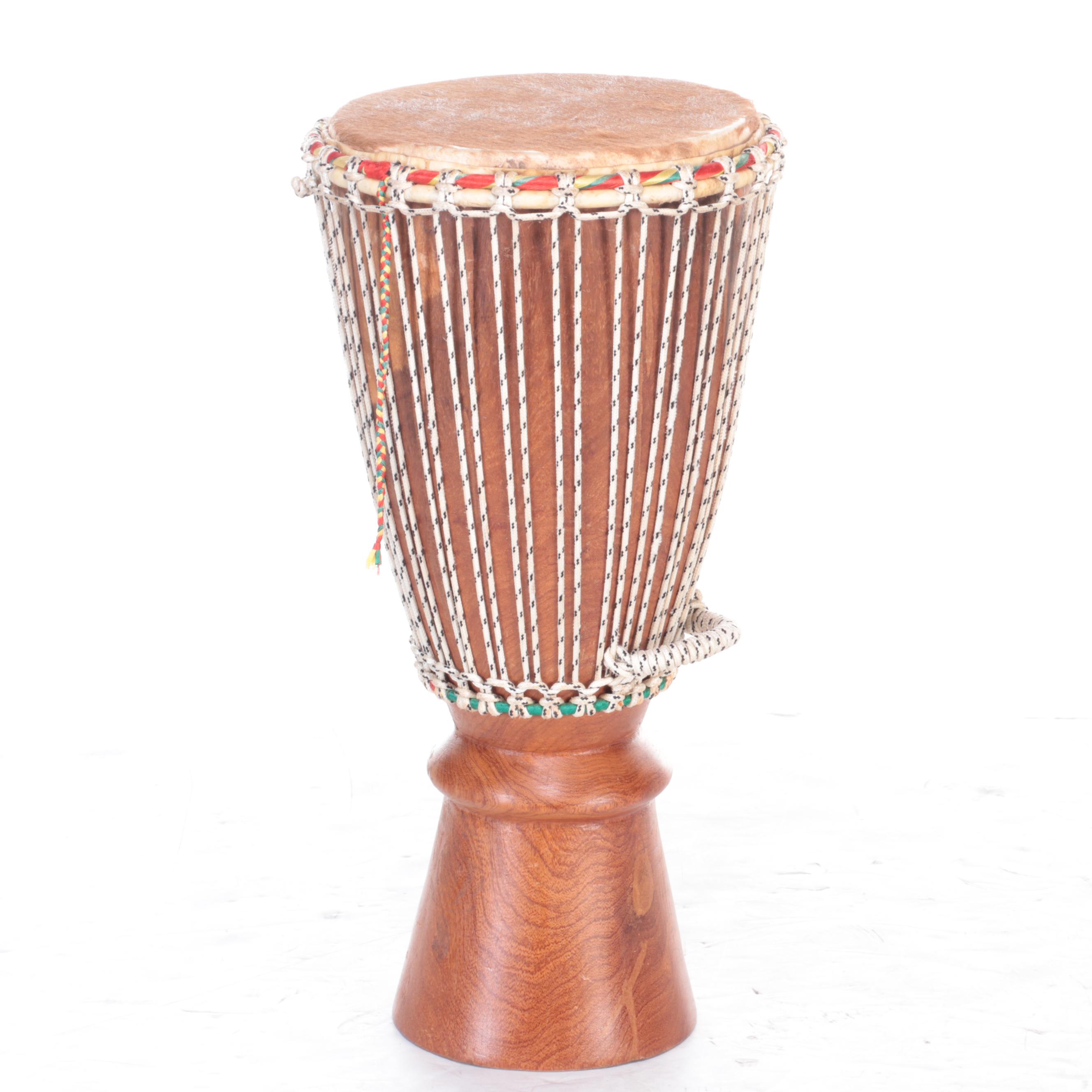 Hand-Crafted Djembe Drums in Three Sizes