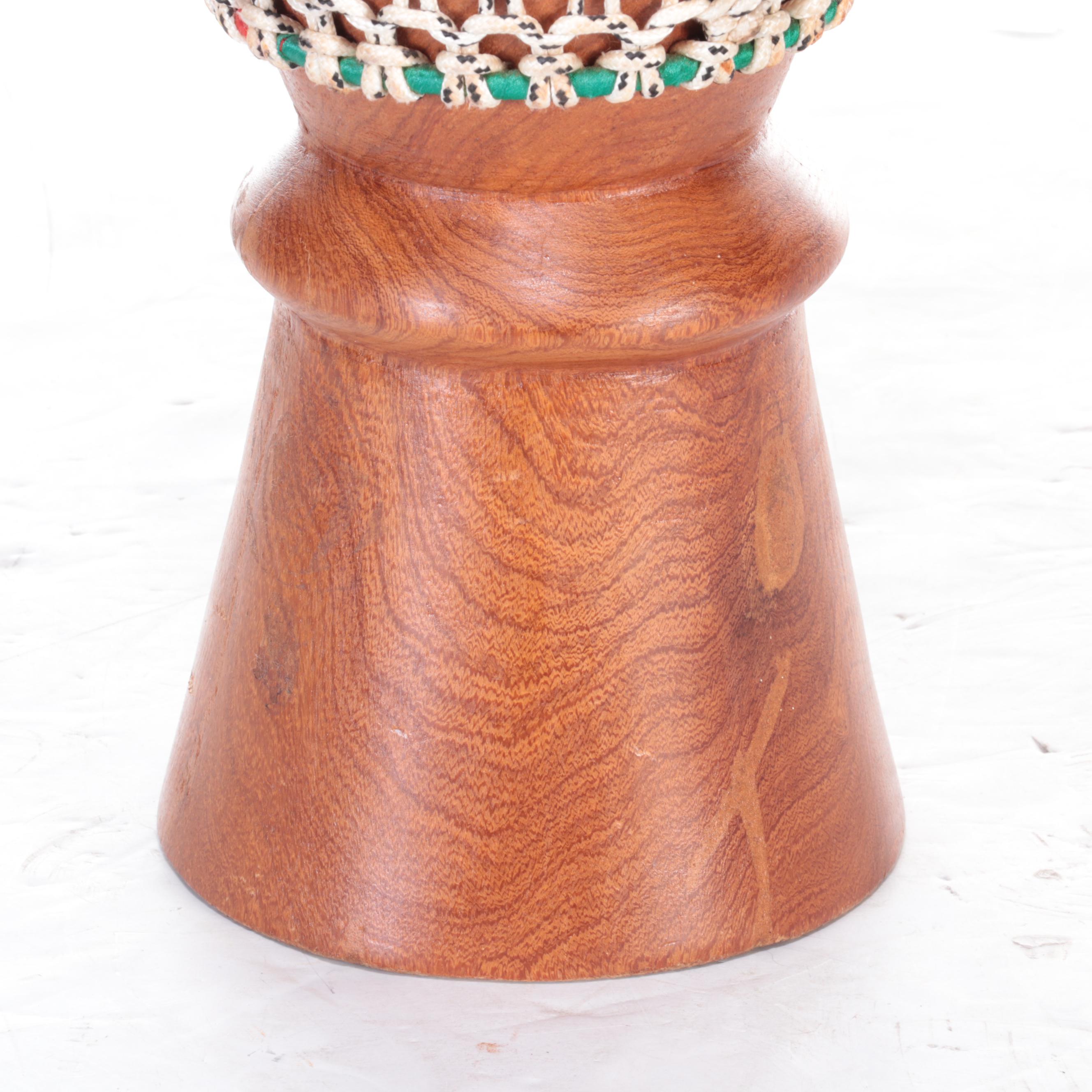 Hand-Crafted Djembe Drums in Three Sizes