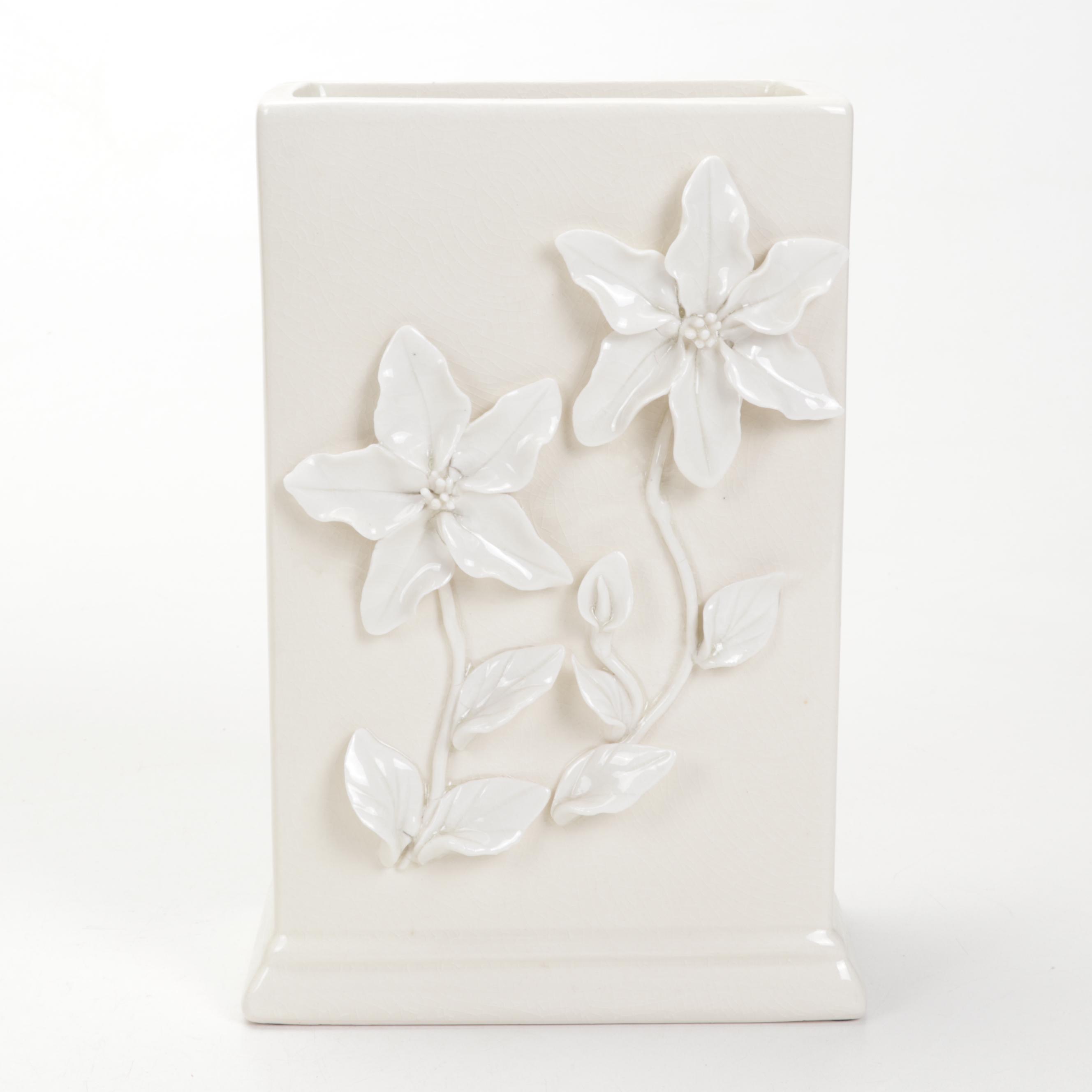 Antique Reflections by J. Godinger & Co. Porcelain Vases, Late 20th Century