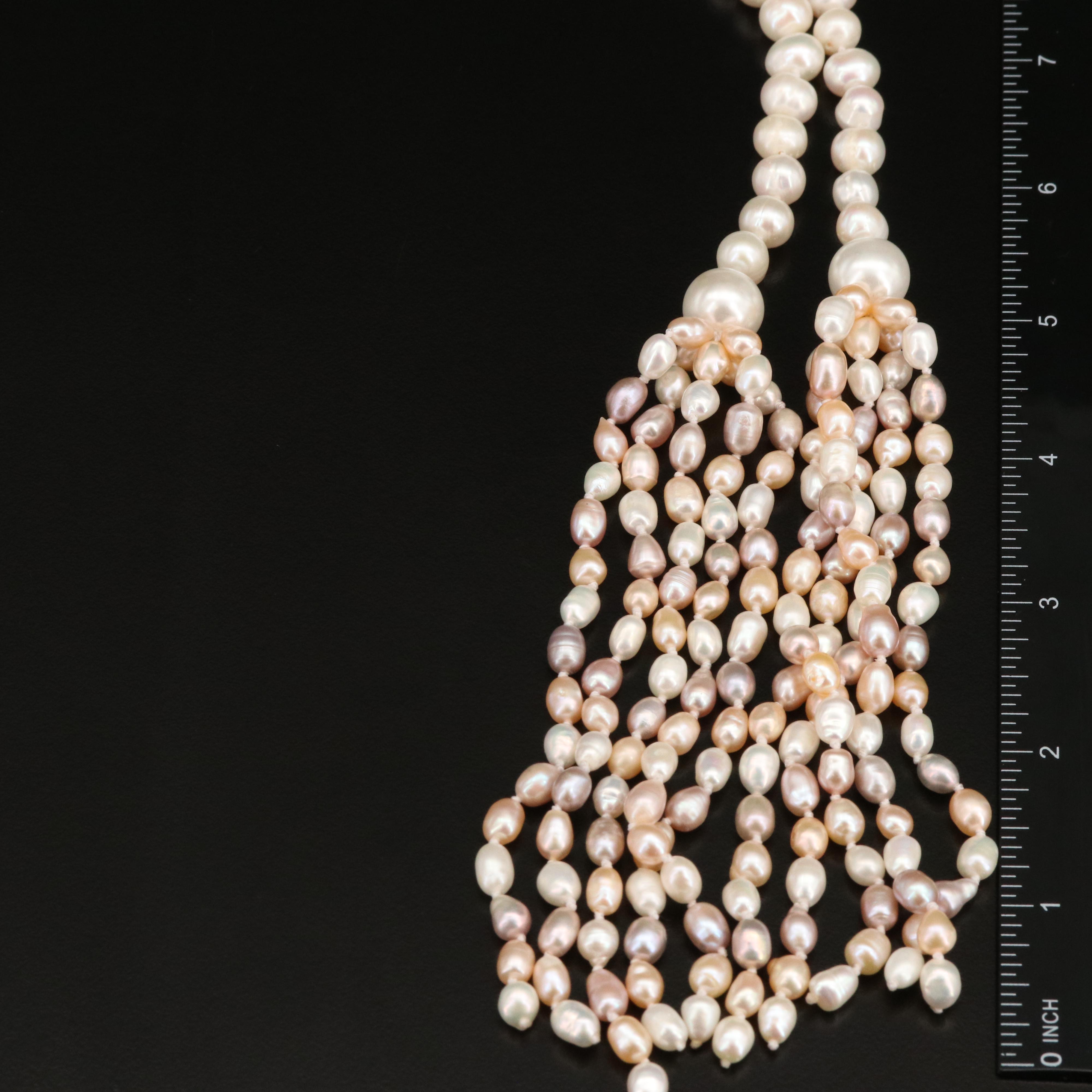 Pearl Lariat Necklace