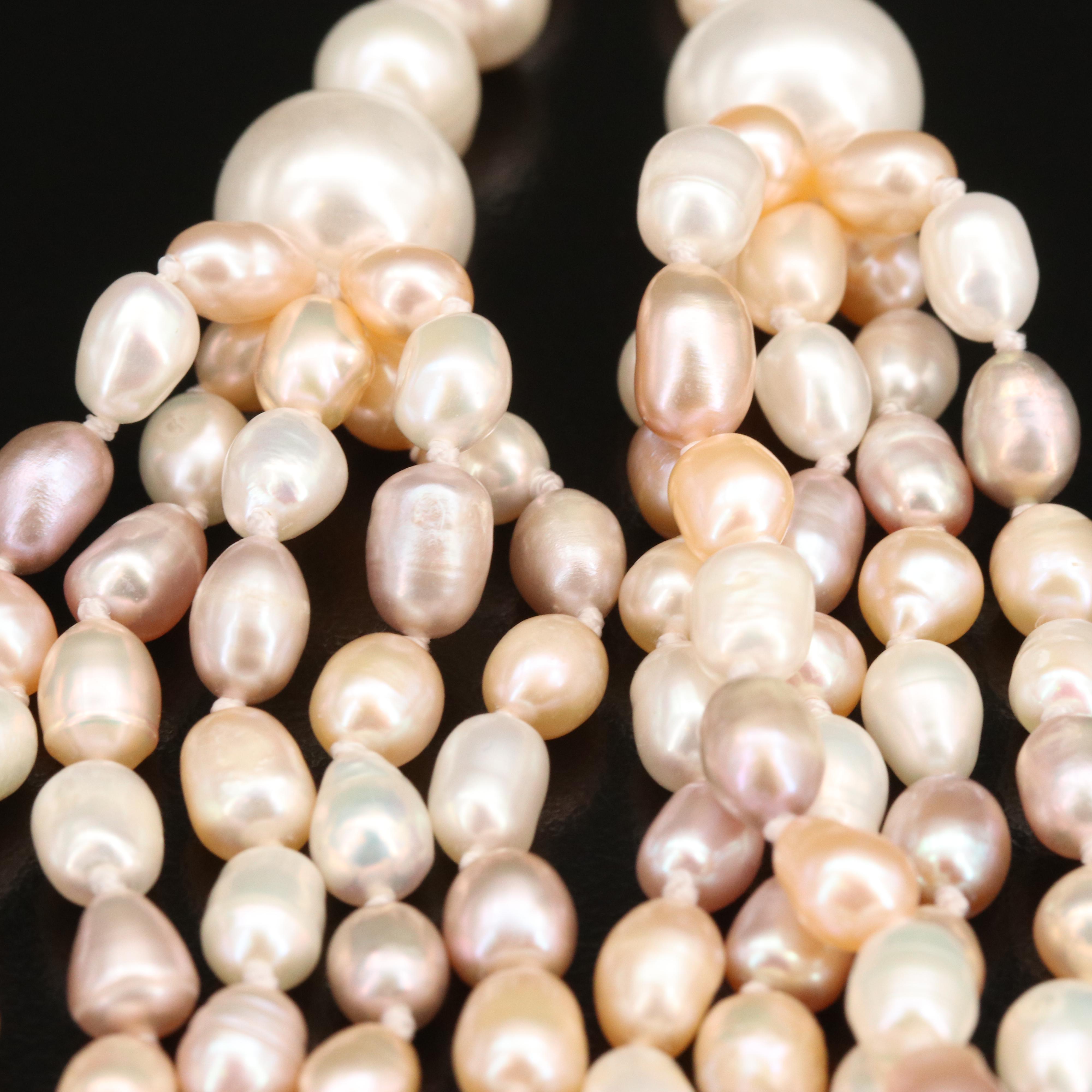 Pearl Lariat Necklace