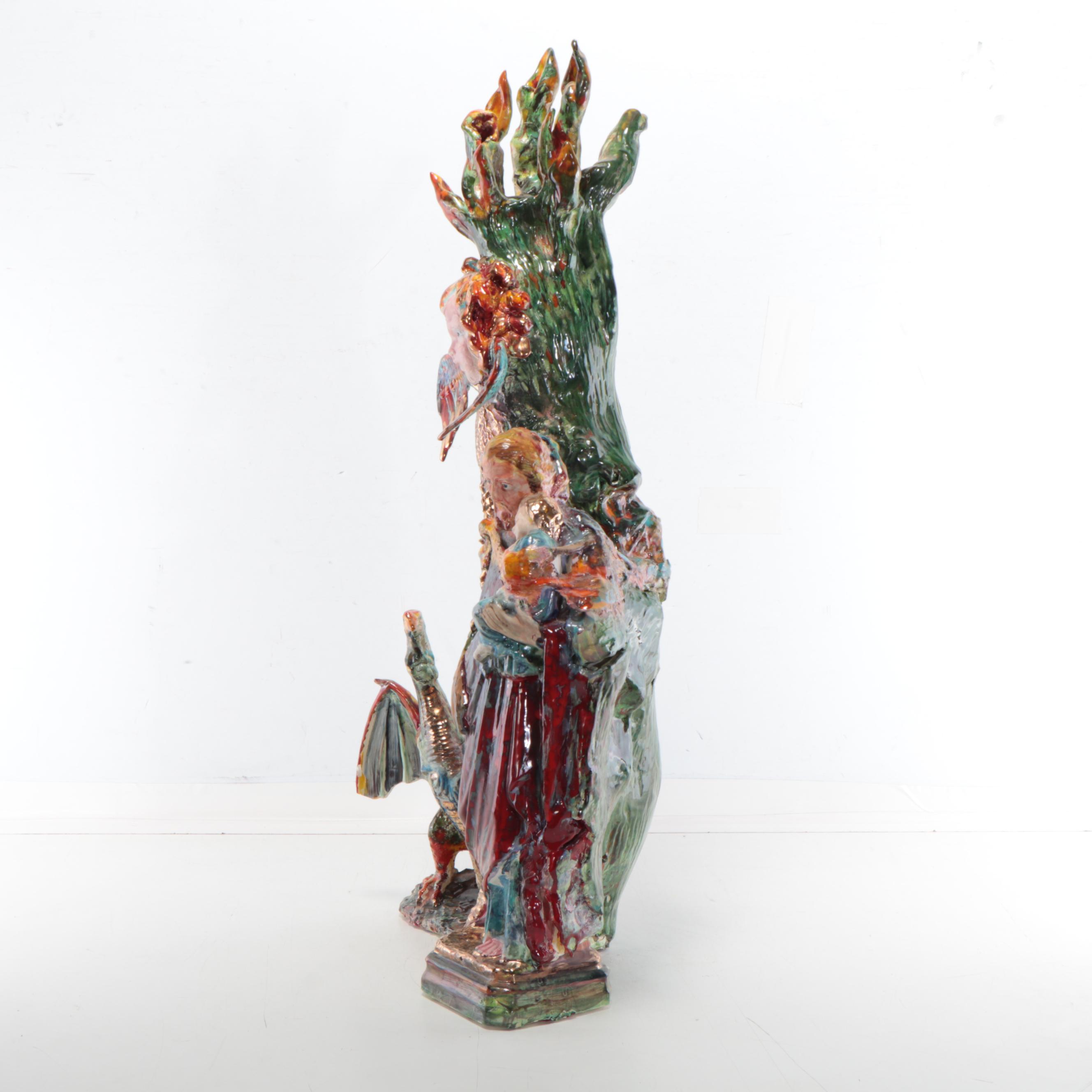 Sarah Roush Surreal Ceramic Sculpture