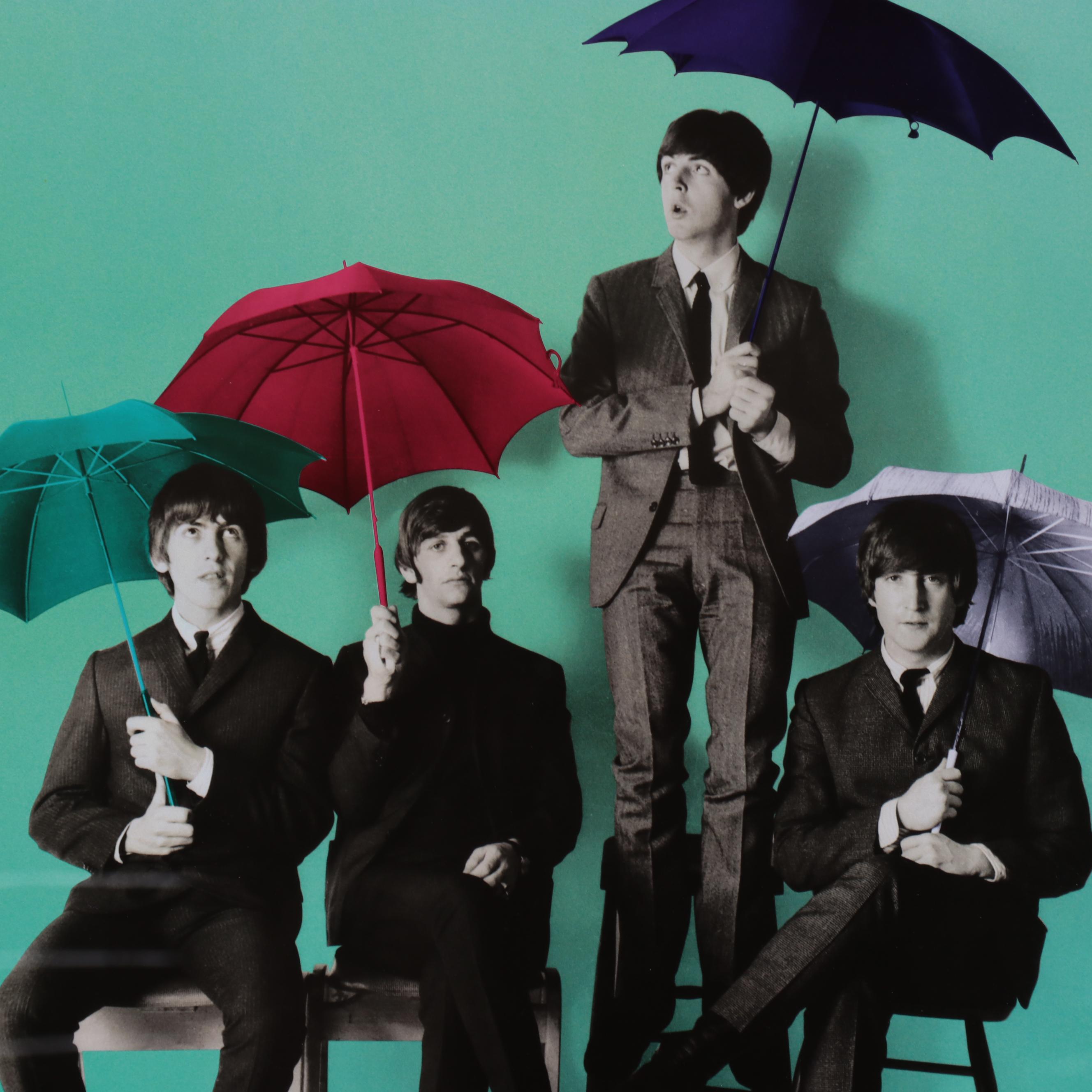 Offset Lithograph Music Poster of The Beatles, Circa 1965