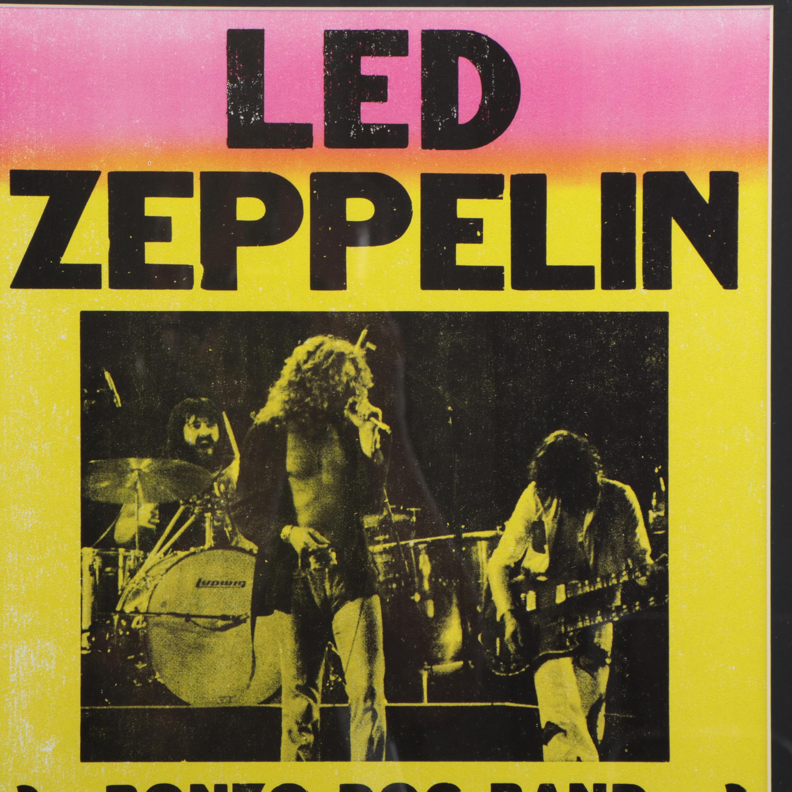 Led Zeppelin Giclée Concert Poster, 21st Century