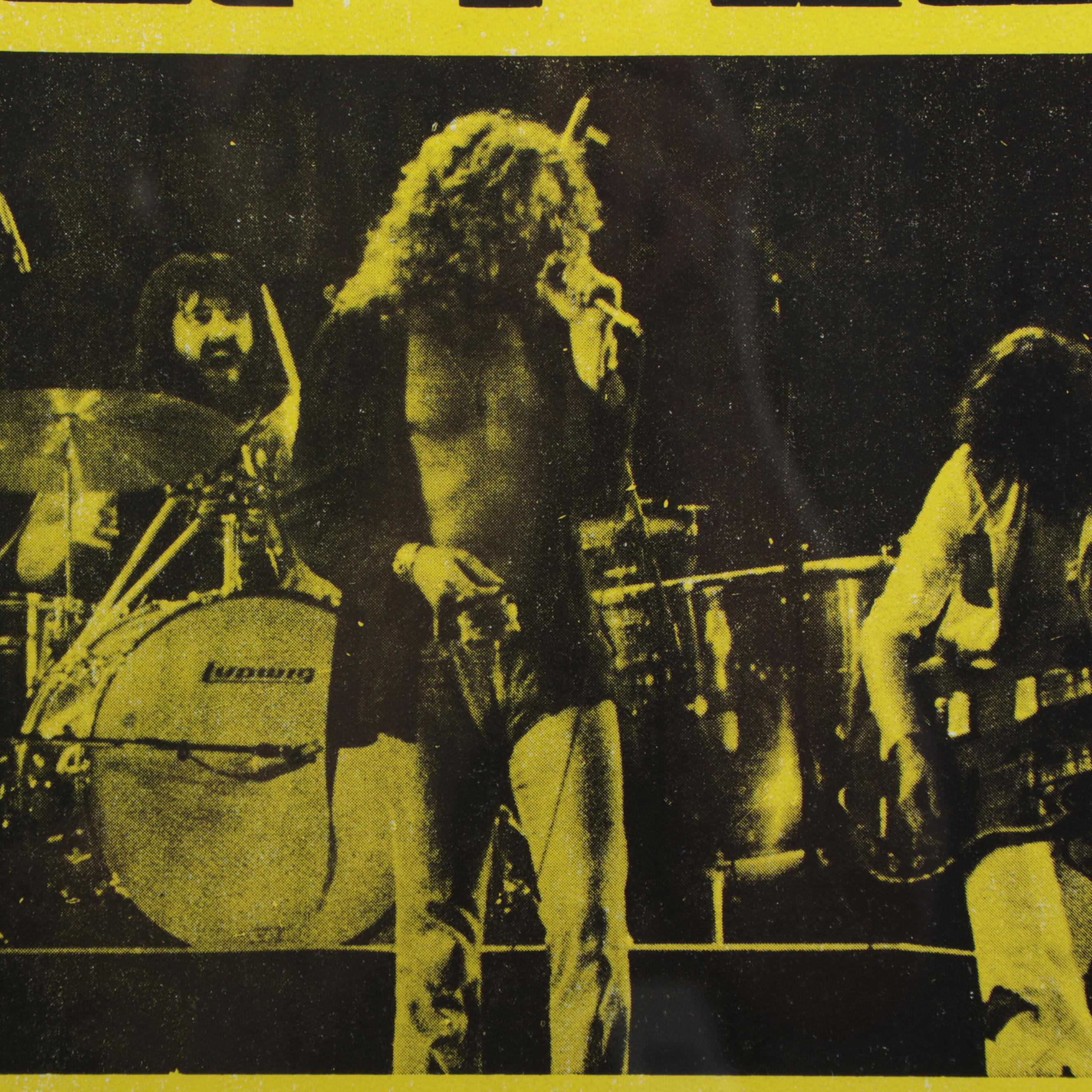 Led Zeppelin Giclée Concert Poster, 21st Century