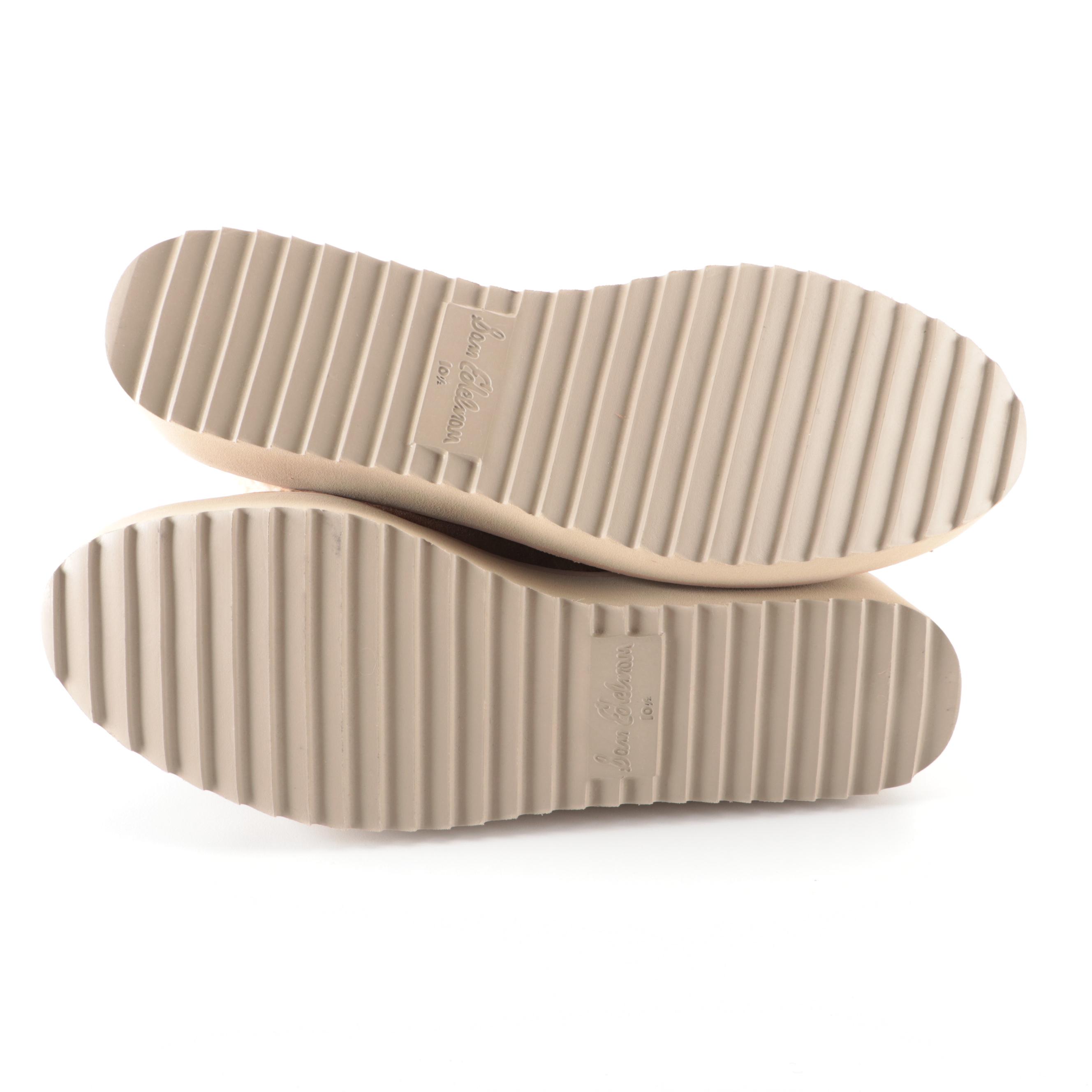 Sam Edelman Franc Suede Hiking Boots with Faux Shearling Trim