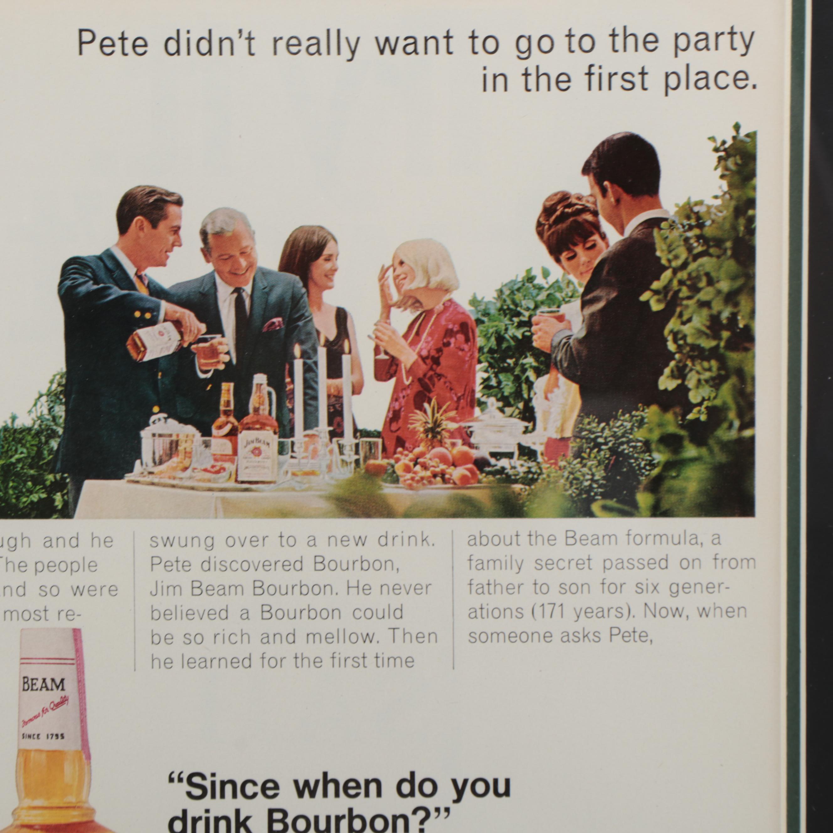 Jim Beam Advertisement from "Life Magazine," 1961