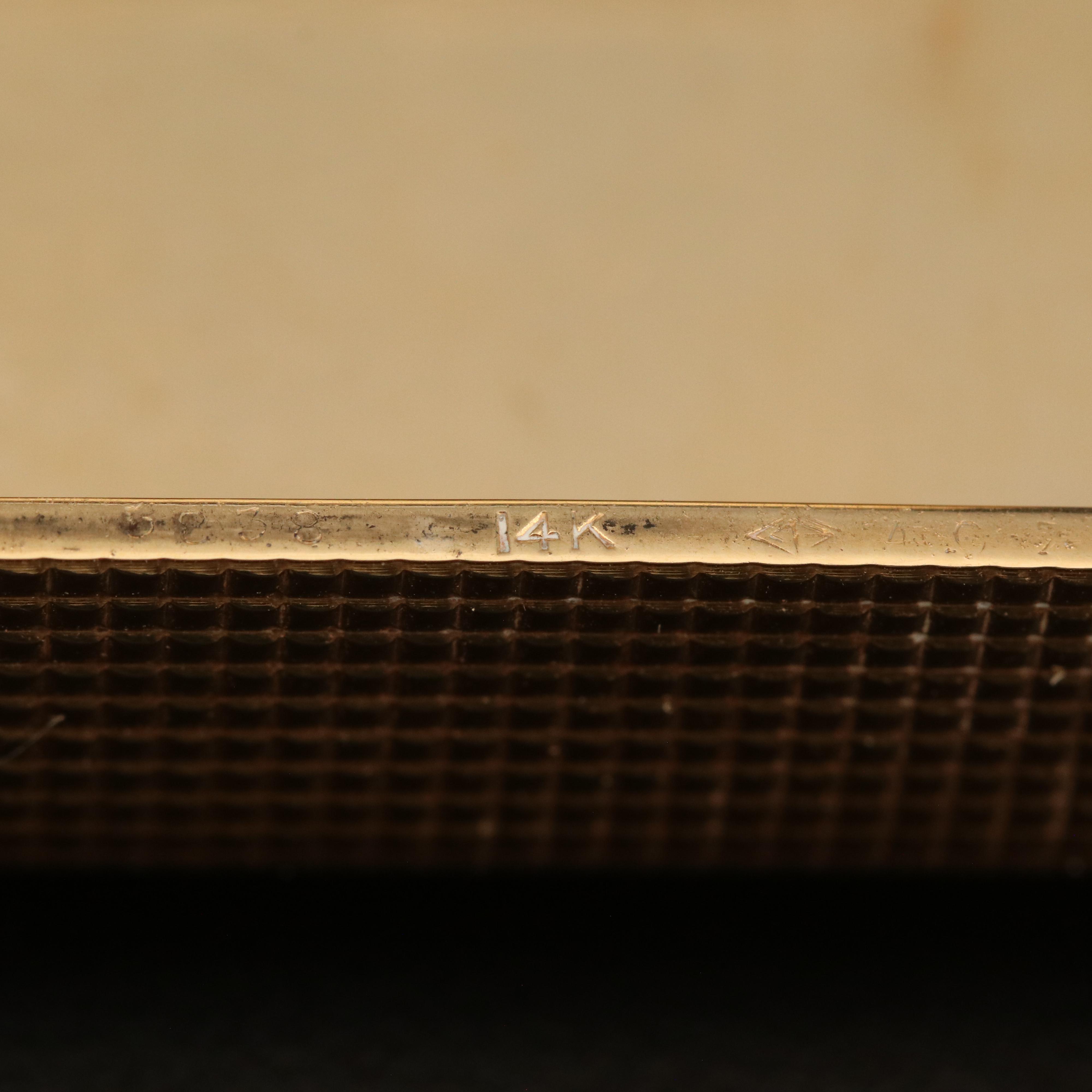 Cartier 14K Diamond and Sapphire Cigarette Case