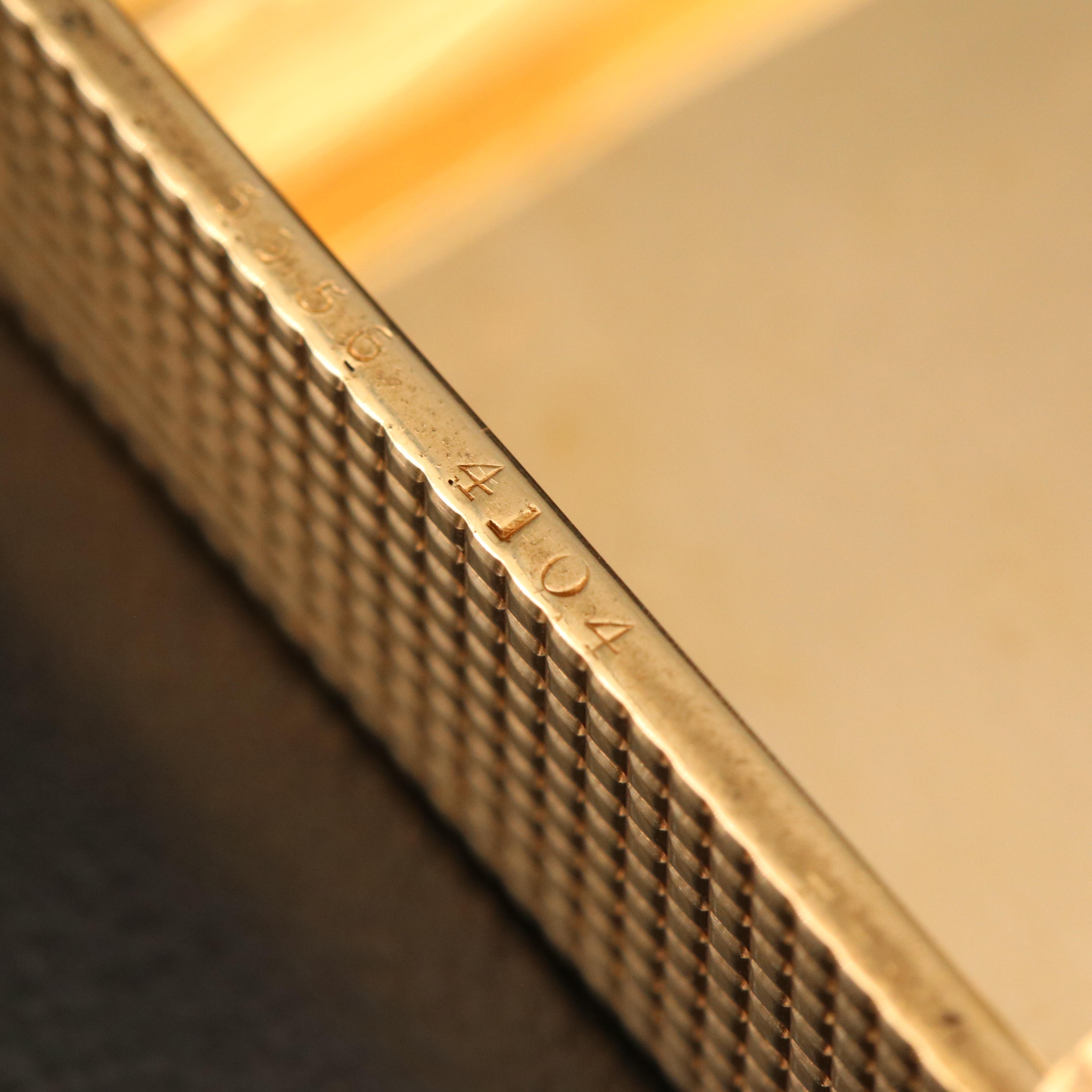 Cartier 14K Diamond and Sapphire Cigarette Case