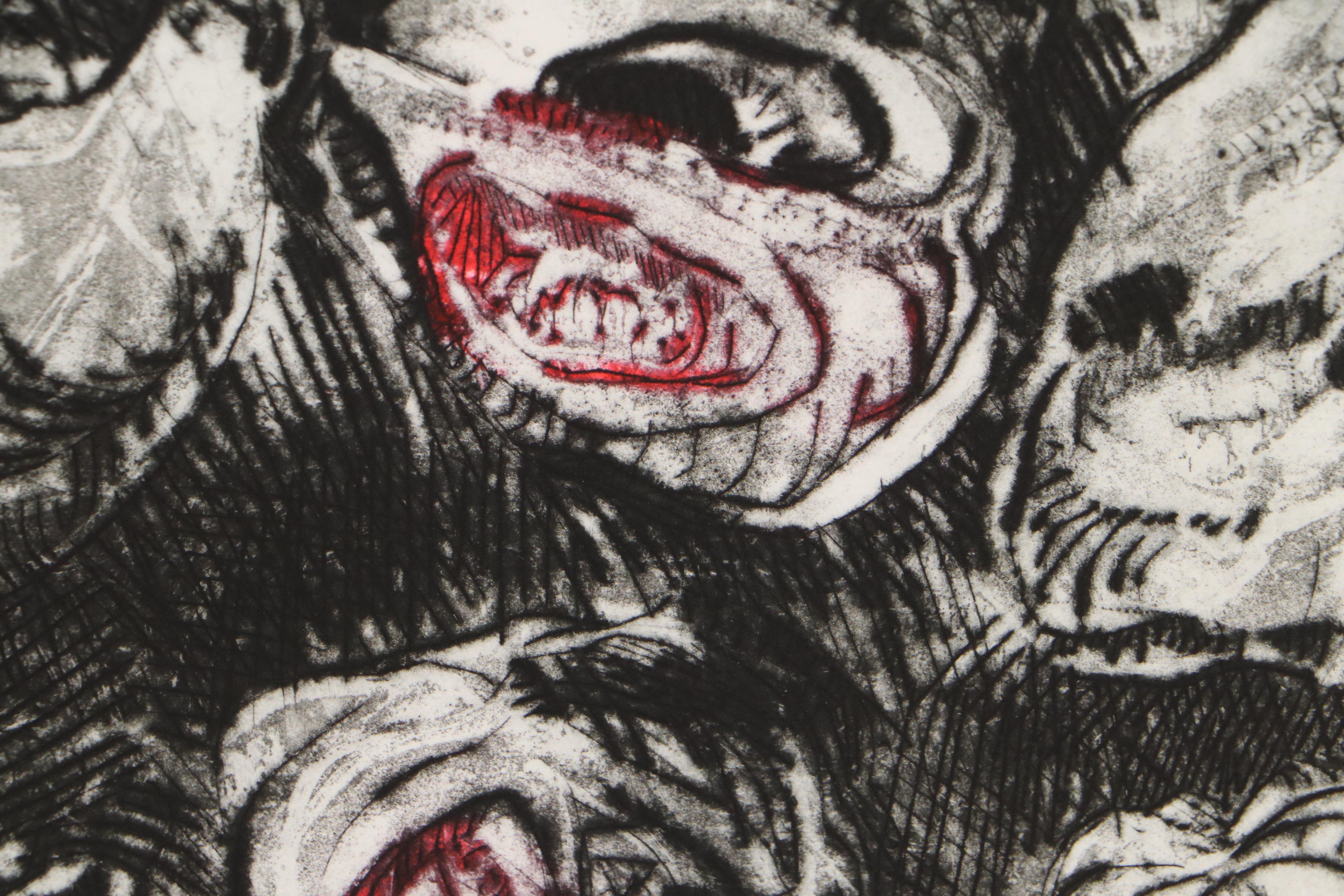 Sarah Roush Etching "Some Get Magic...Most Don't," 1981