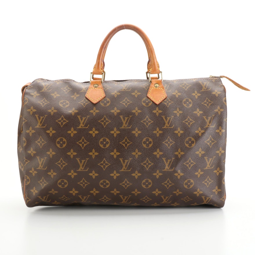 Louis Vuitton Speedy 40 in Monogram Canvas