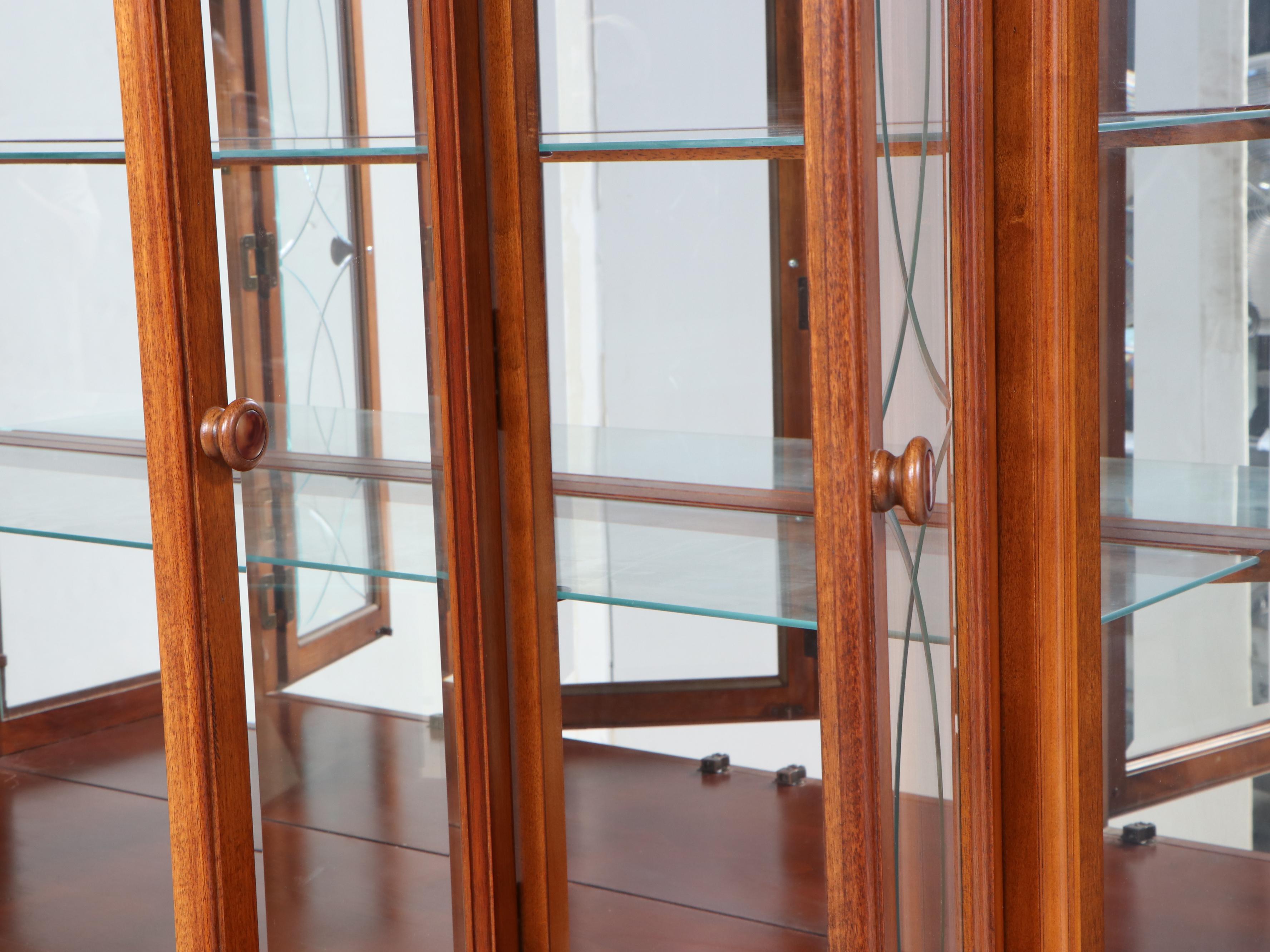 Alexander Julian Home "Colours" Maple China Cabinet