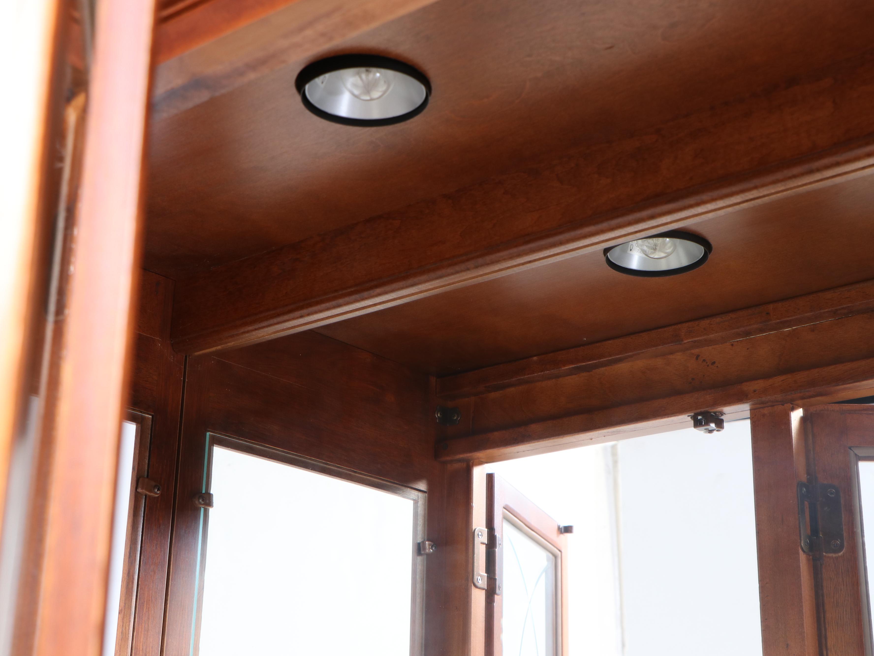 Alexander Julian Home "Colours" Maple China Cabinet