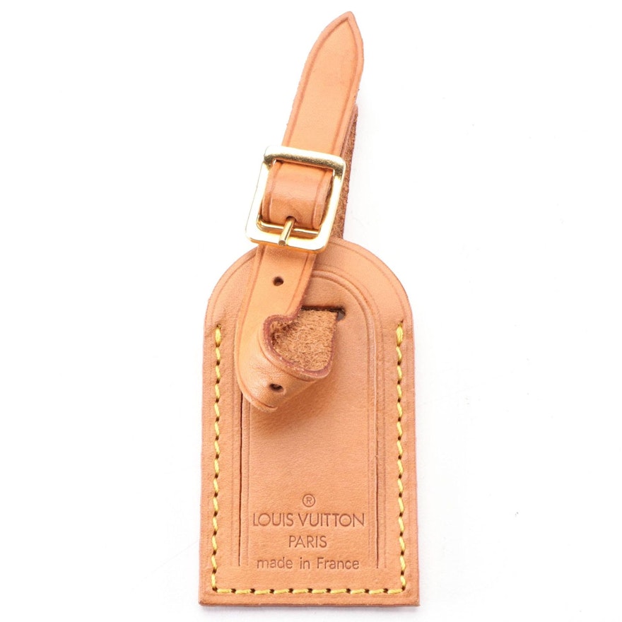 Louis Vuitton Small Luggage Tag in Vachetta Leather