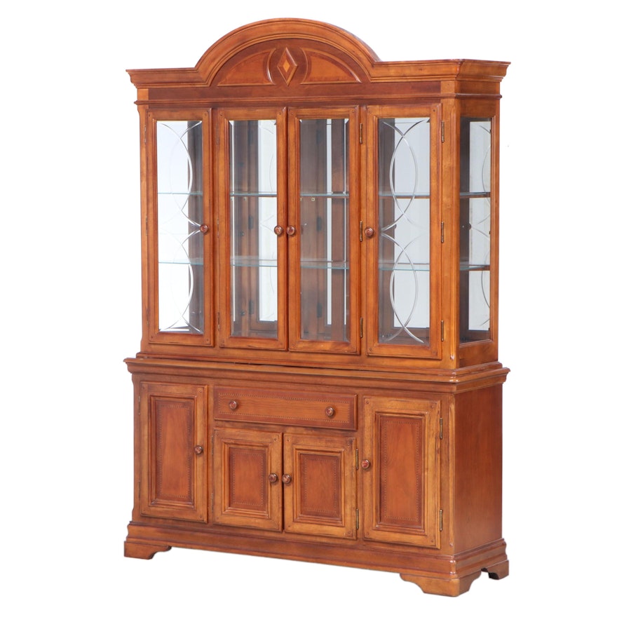 Alexander Julian Home "Colours" Maple China Cabinet