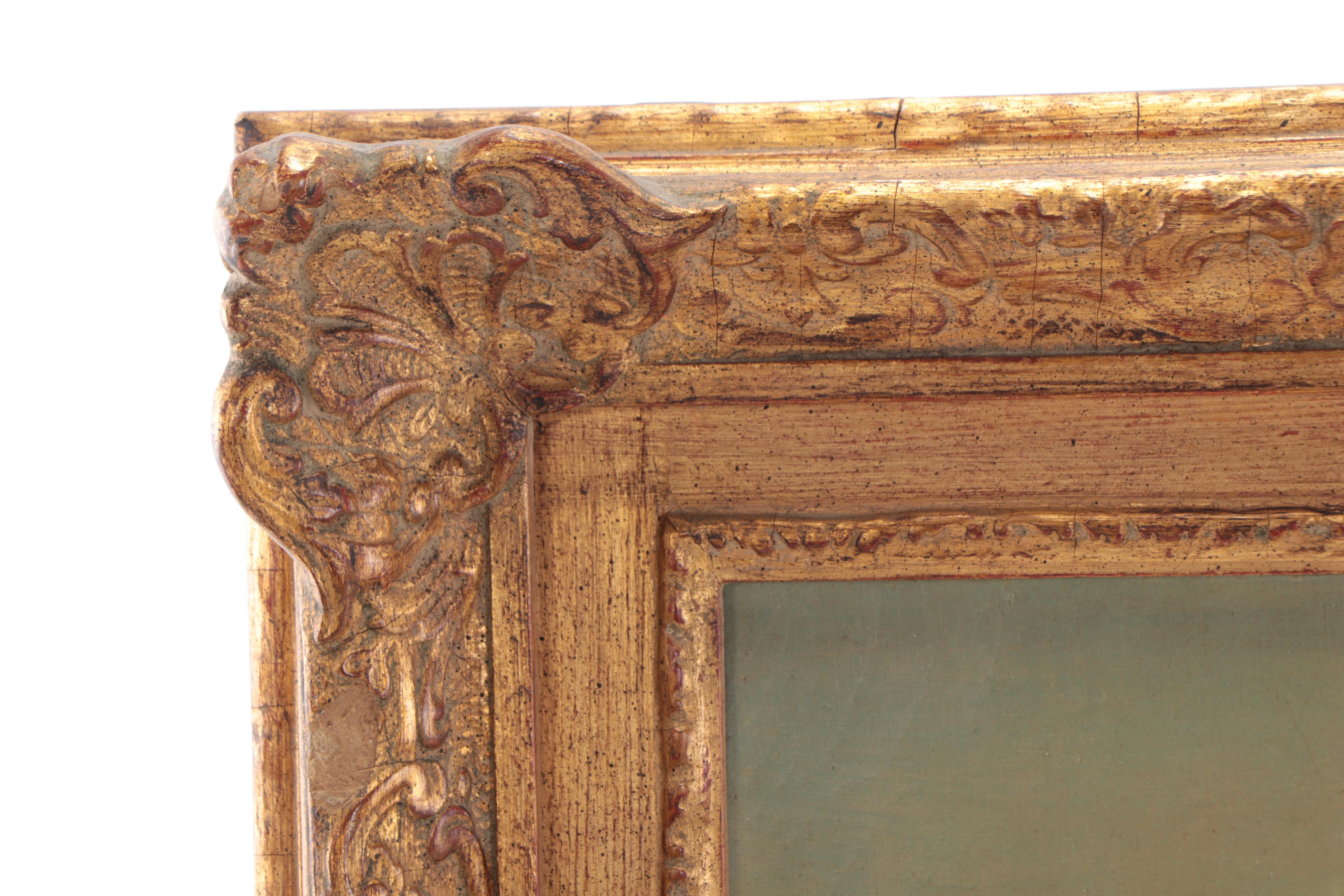 Joseph Horlor Oil Painting "Timber Hauling," Circa 1855