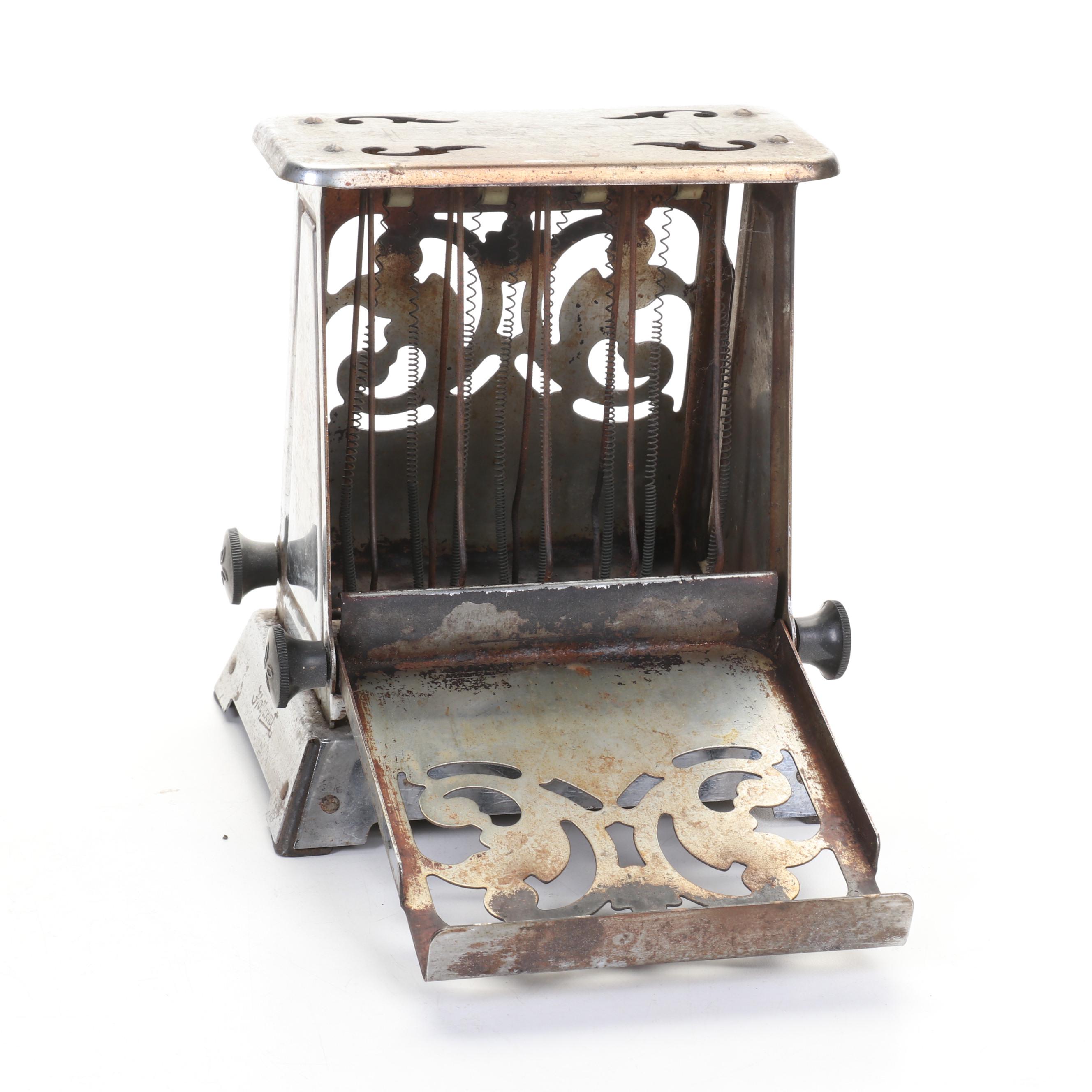 Helmholz & Pauli German Railroad Lantern, Hotpoint Toaster, Sad Iron and More