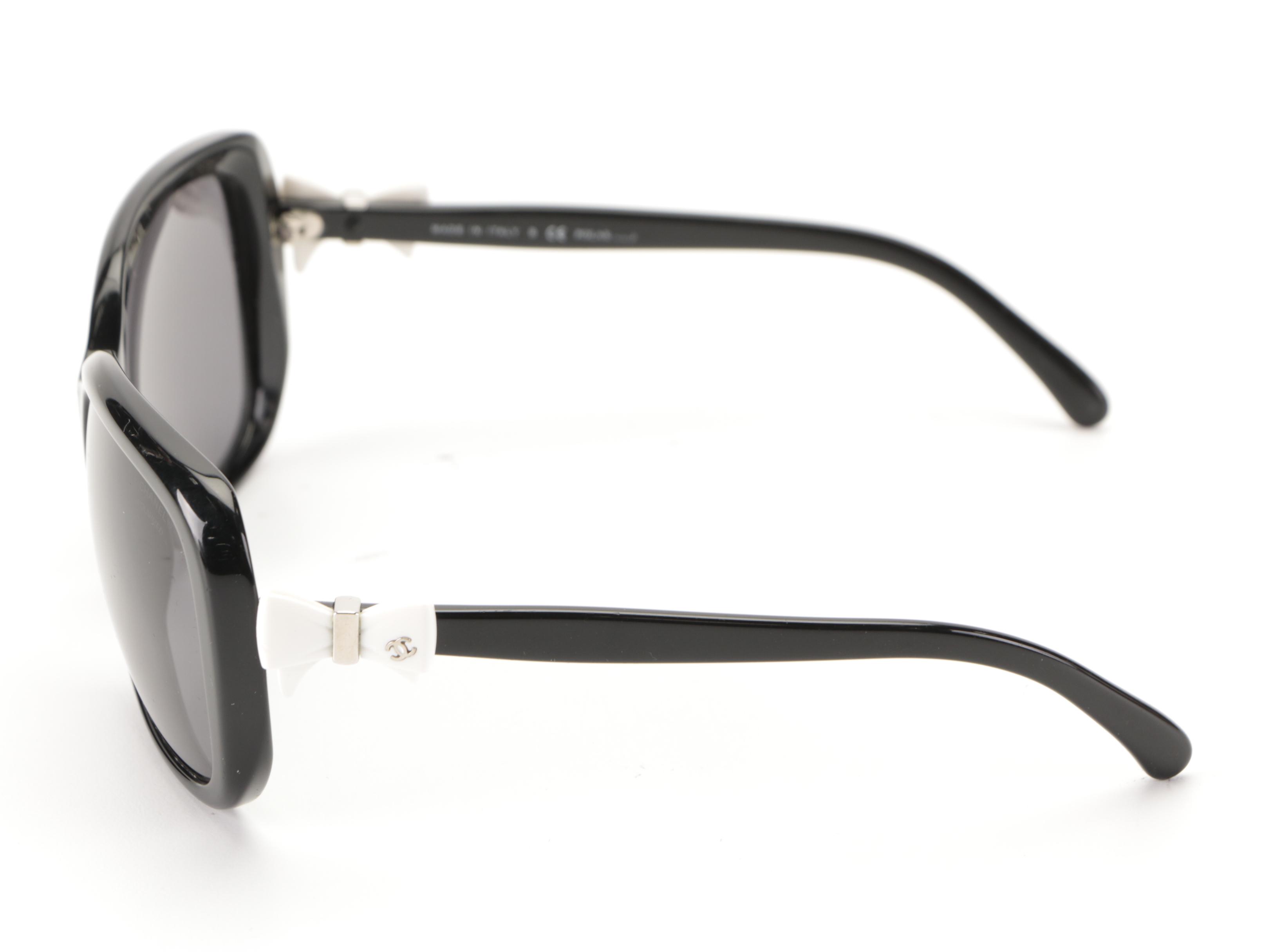 Chanel 5171 Bow Detail Polarized Sunglasses