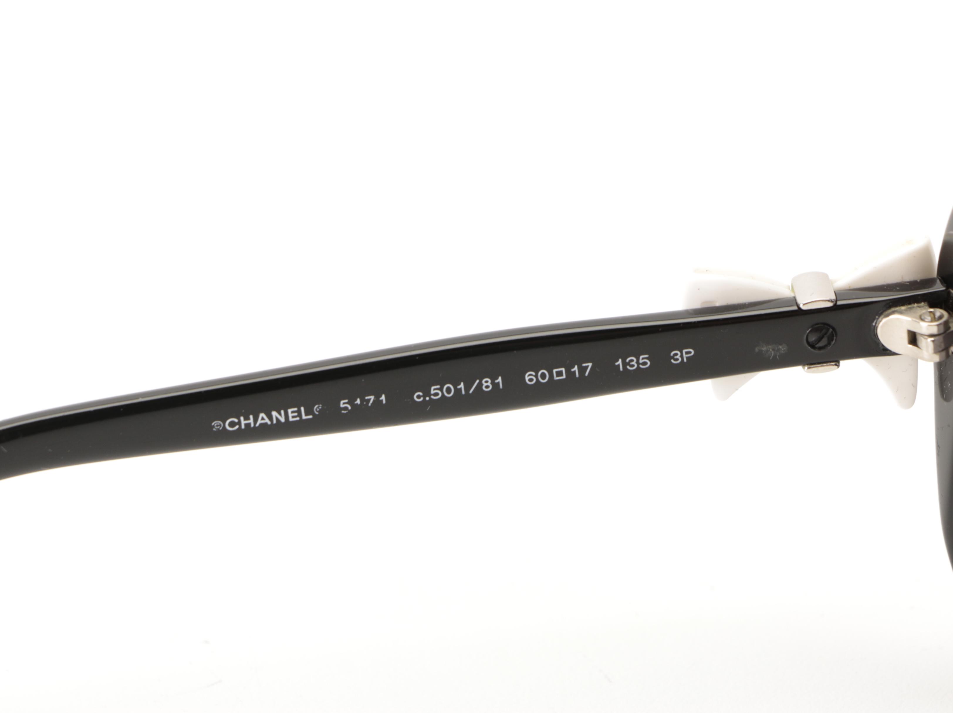 Chanel 5171 Bow Detail Polarized Sunglasses