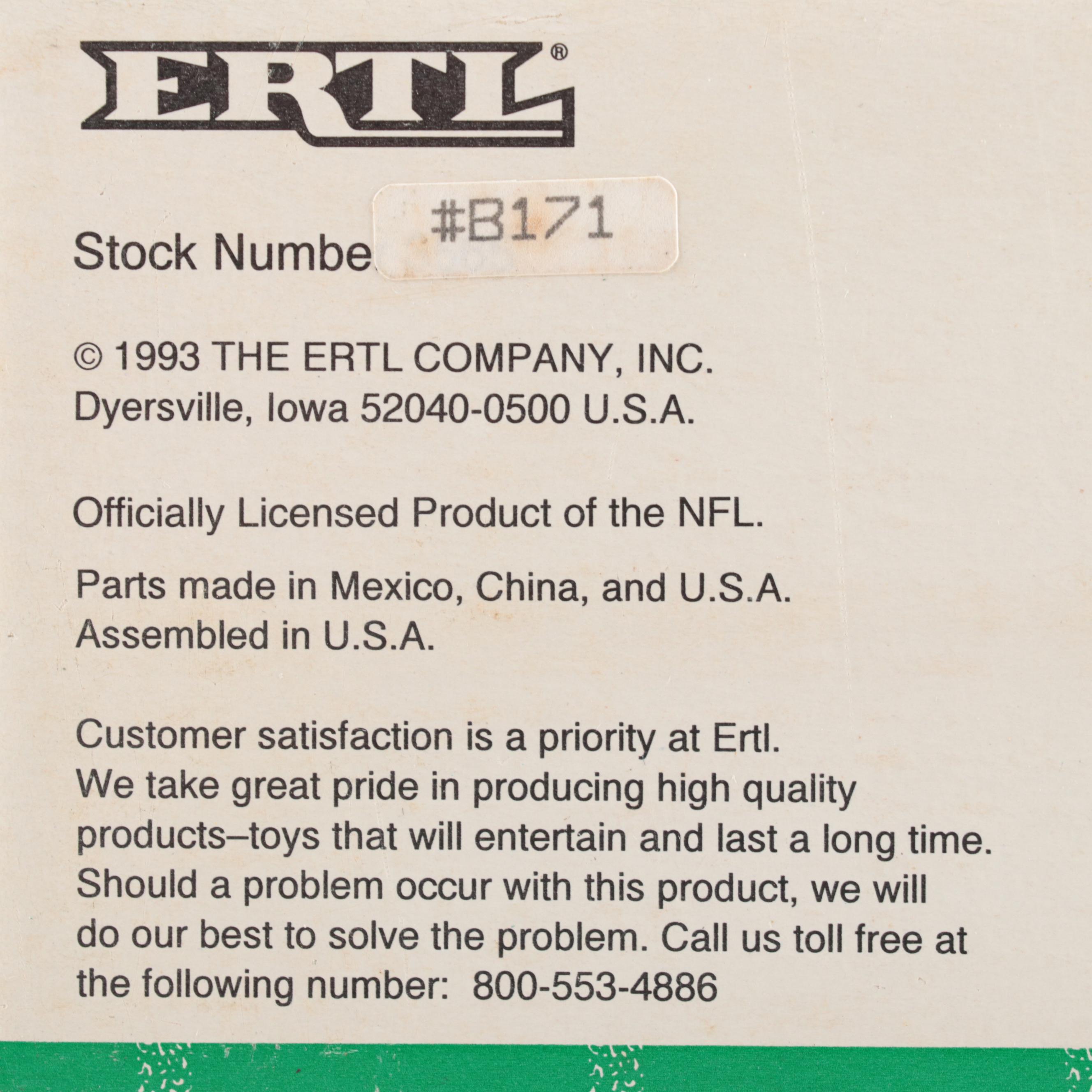 Cleveland Browns Ertl Diecast Metal Truck Banks, Patches, Pinback Buttons