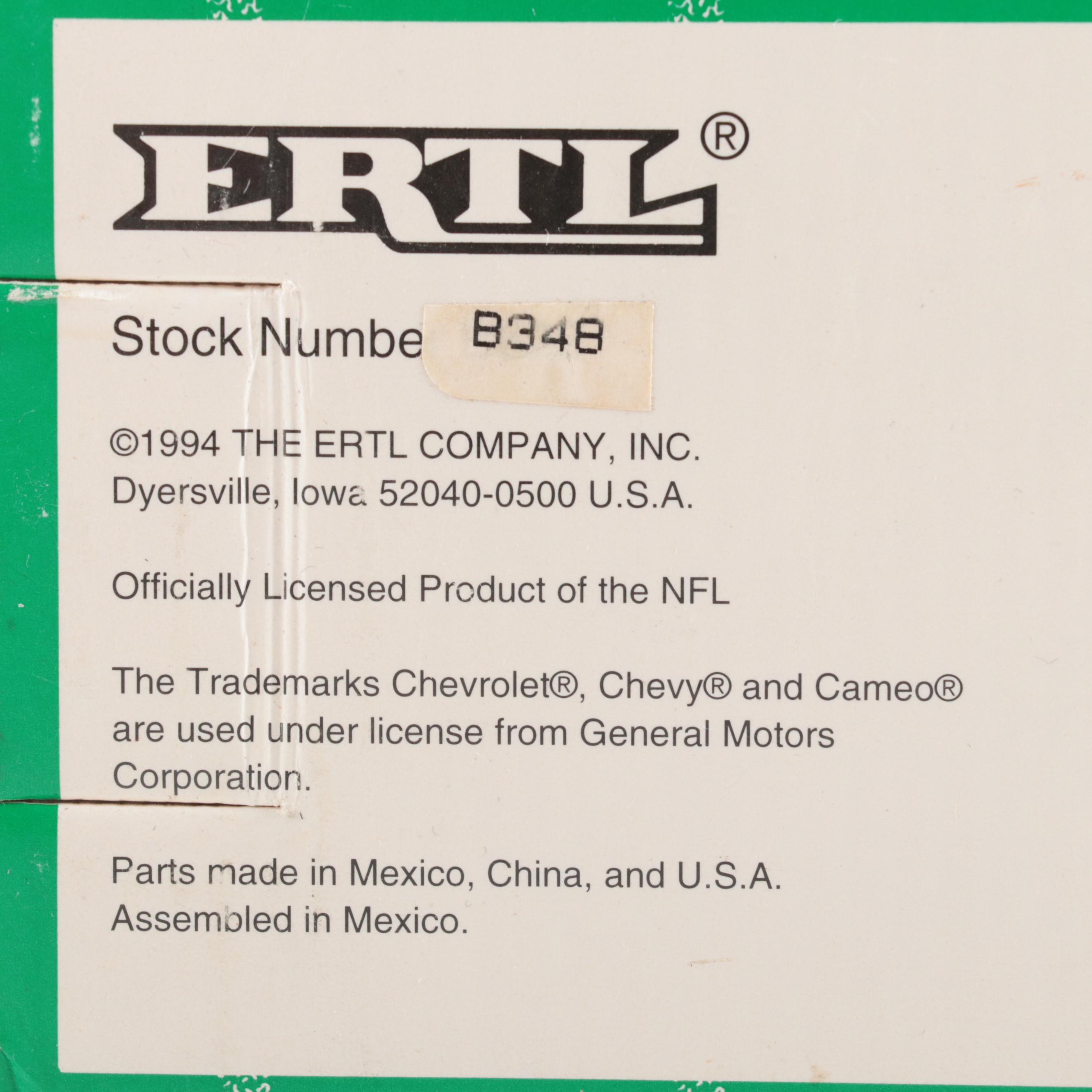 Cleveland Browns Ertl Diecast Metal Truck Banks, Patches, Pinback Buttons