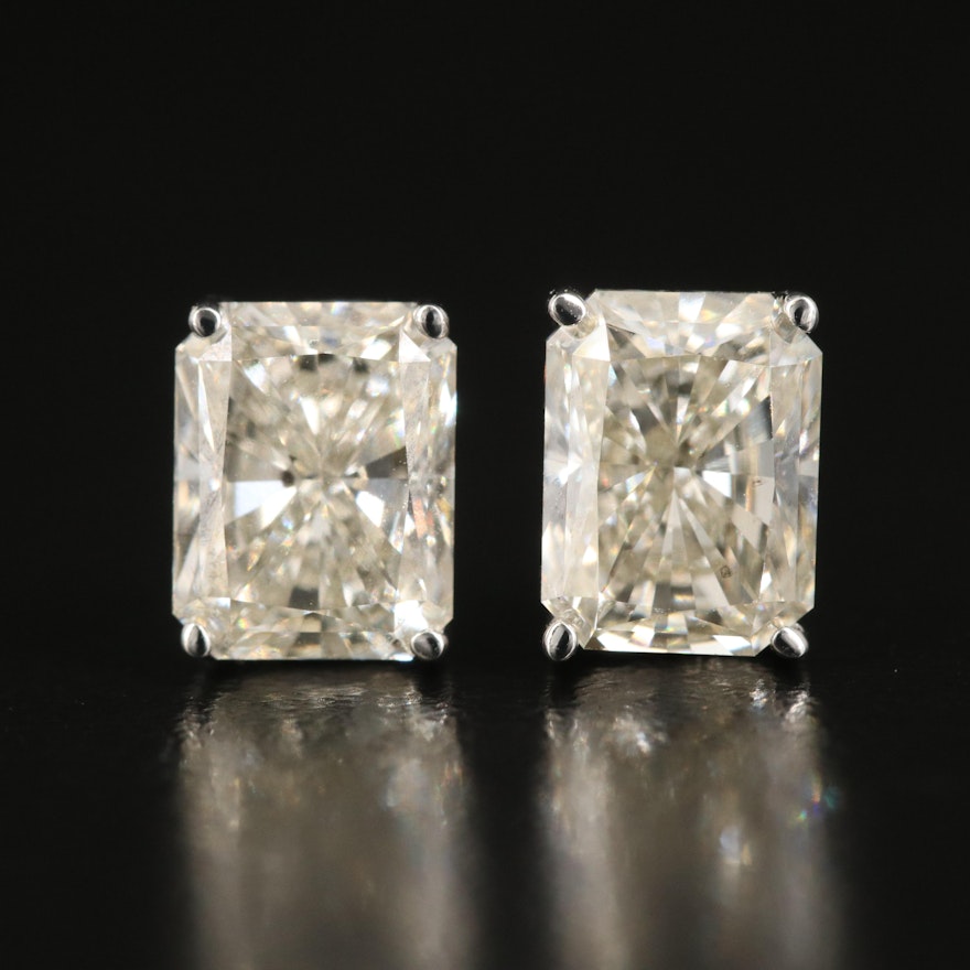 14K 3.53 CTW Lab Grown Diamond Stud Earrings