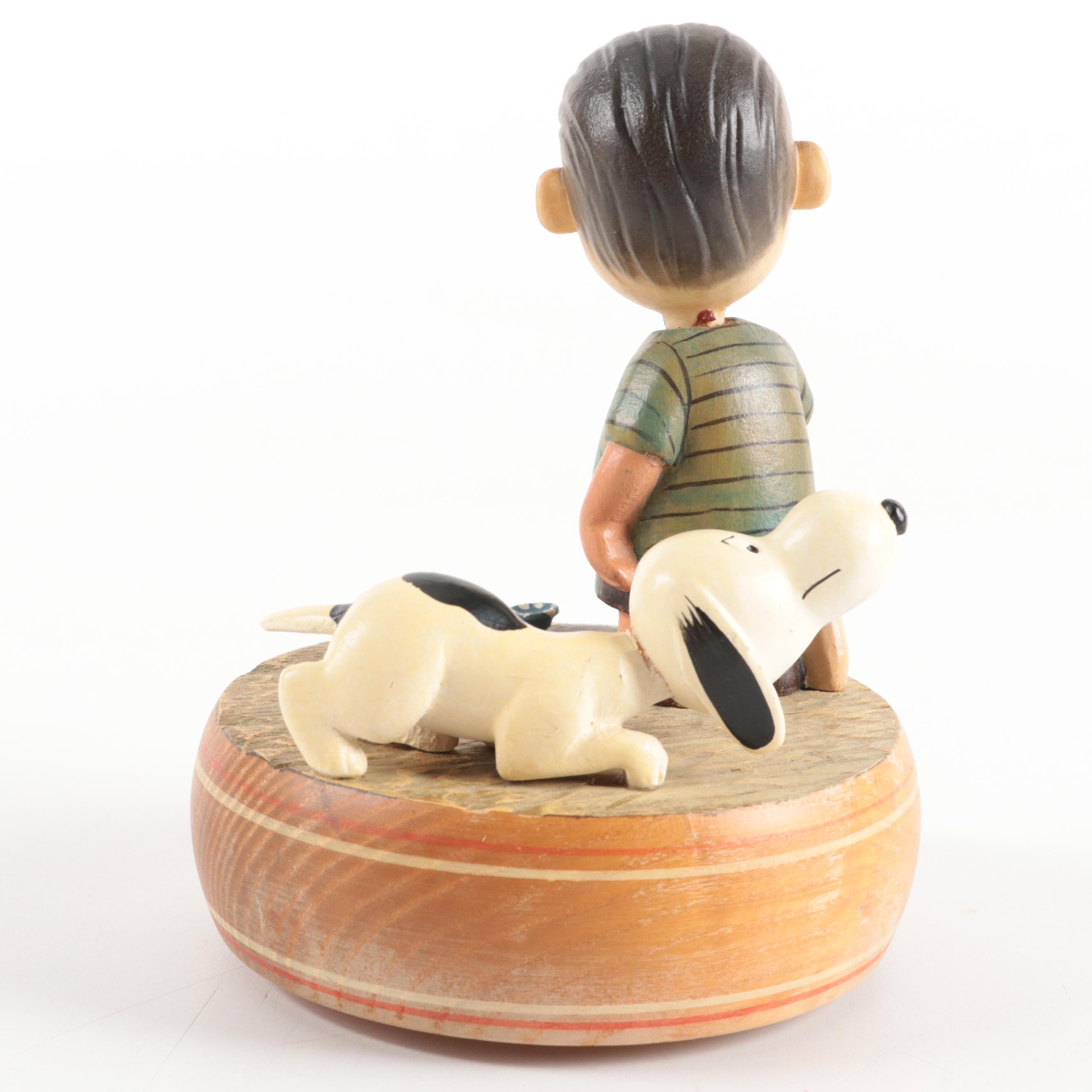 Reuge "Release Me" Wooden Peanuts Music Figure