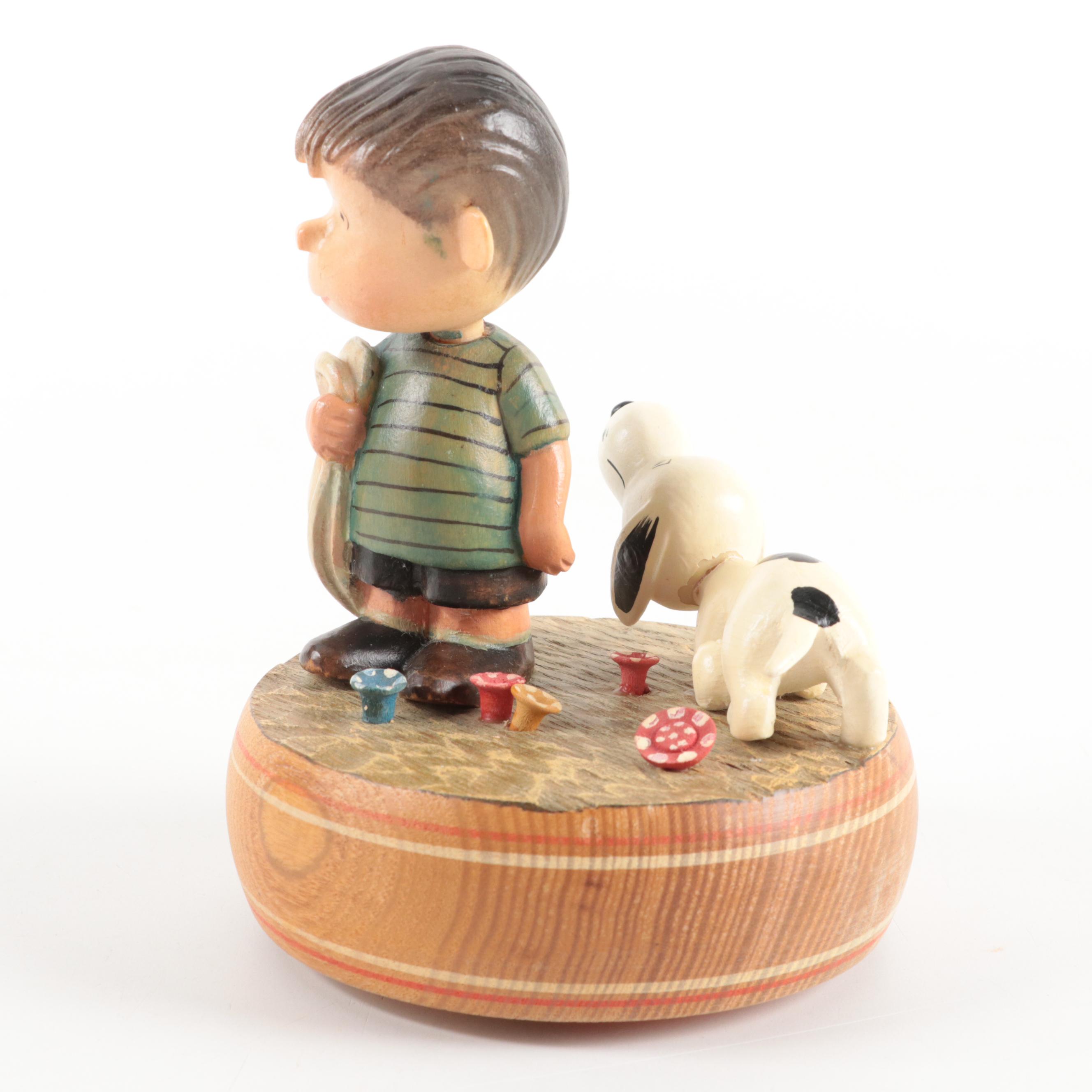 Reuge "Release Me" Wooden Peanuts Music Figure