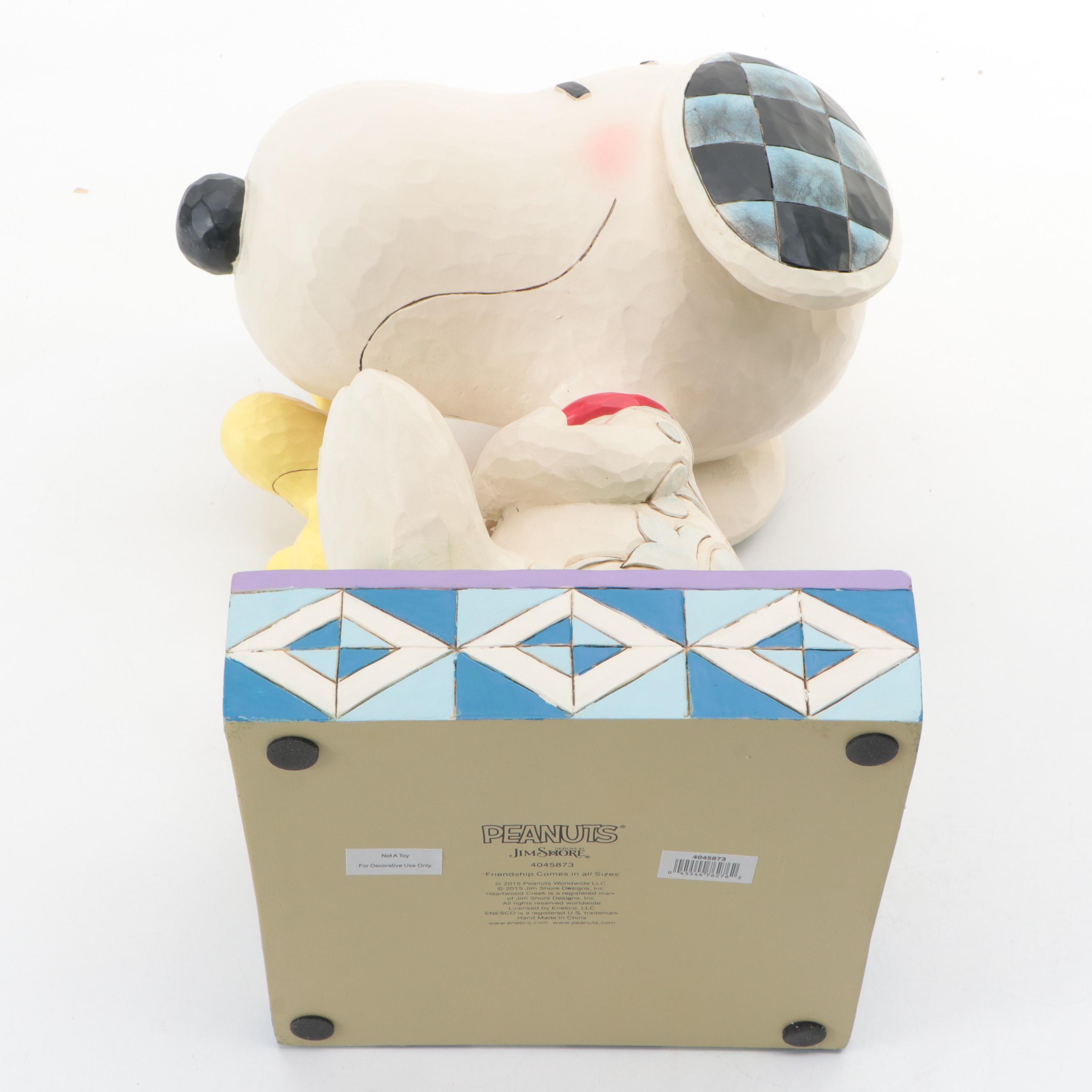 Jim Shore "Friendship Comes in all Sizes" Peanuts Figurine, 2015