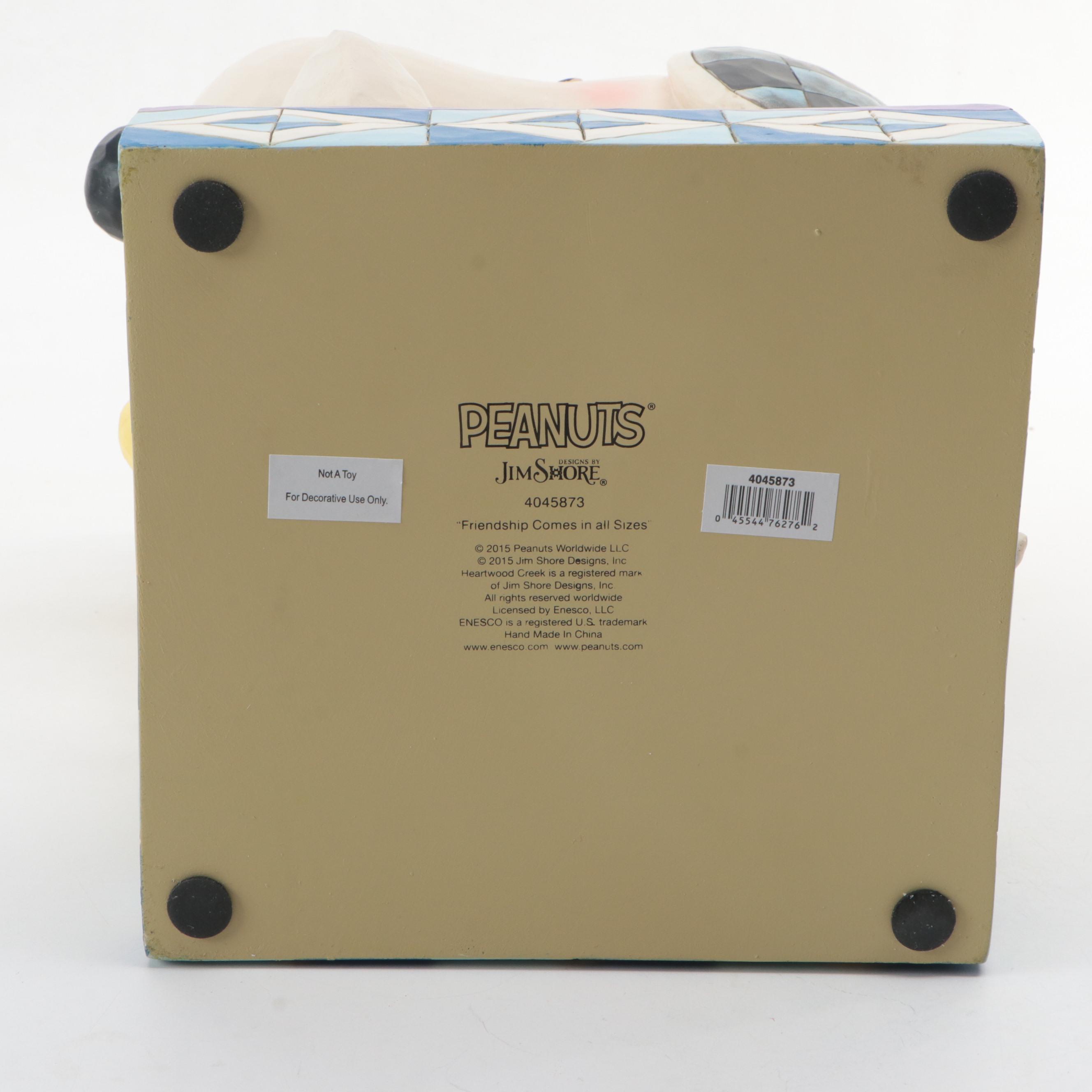 Jim Shore "Friendship Comes in all Sizes" Peanuts Figurine, 2015