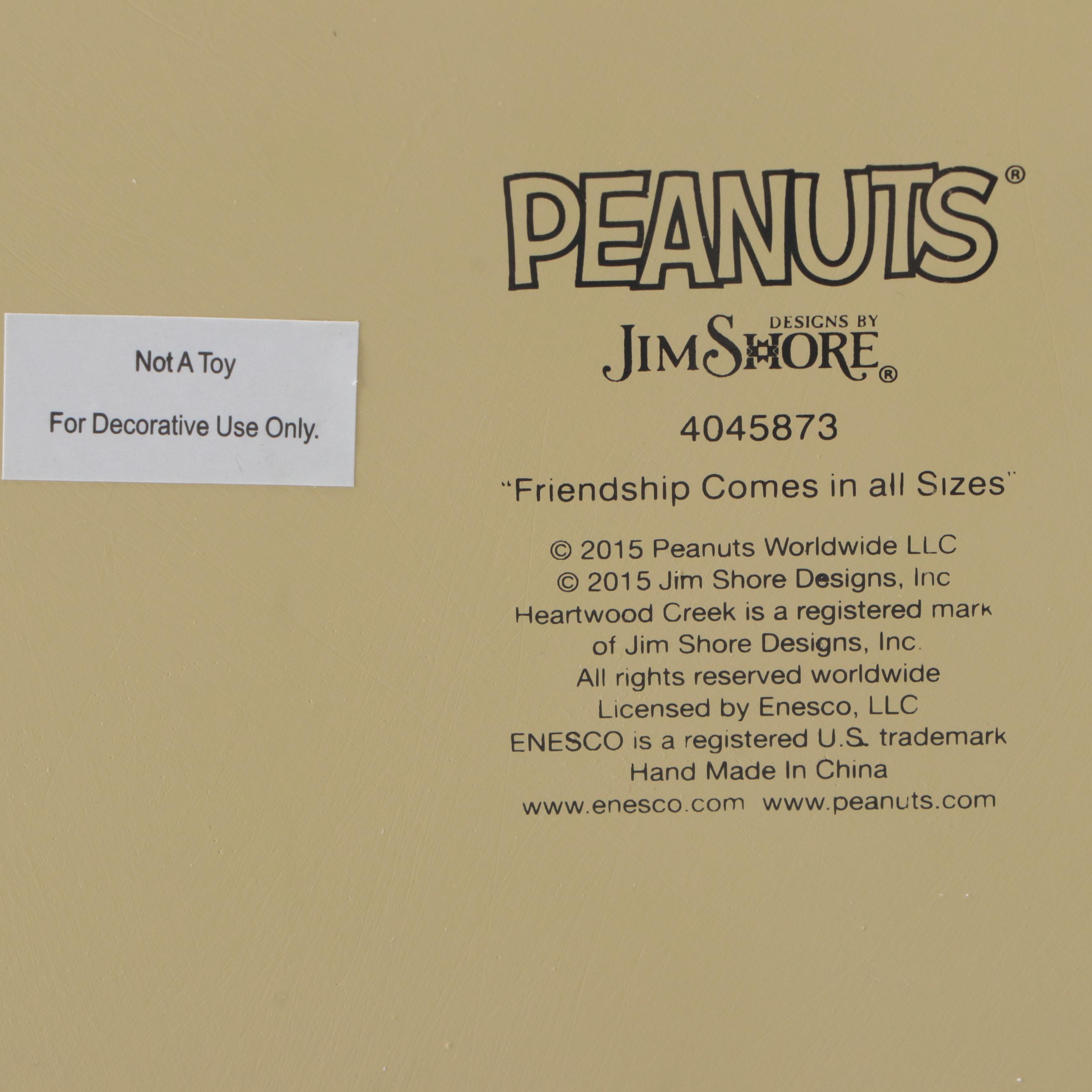 Jim Shore "Friendship Comes in all Sizes" Peanuts Figurine, 2015