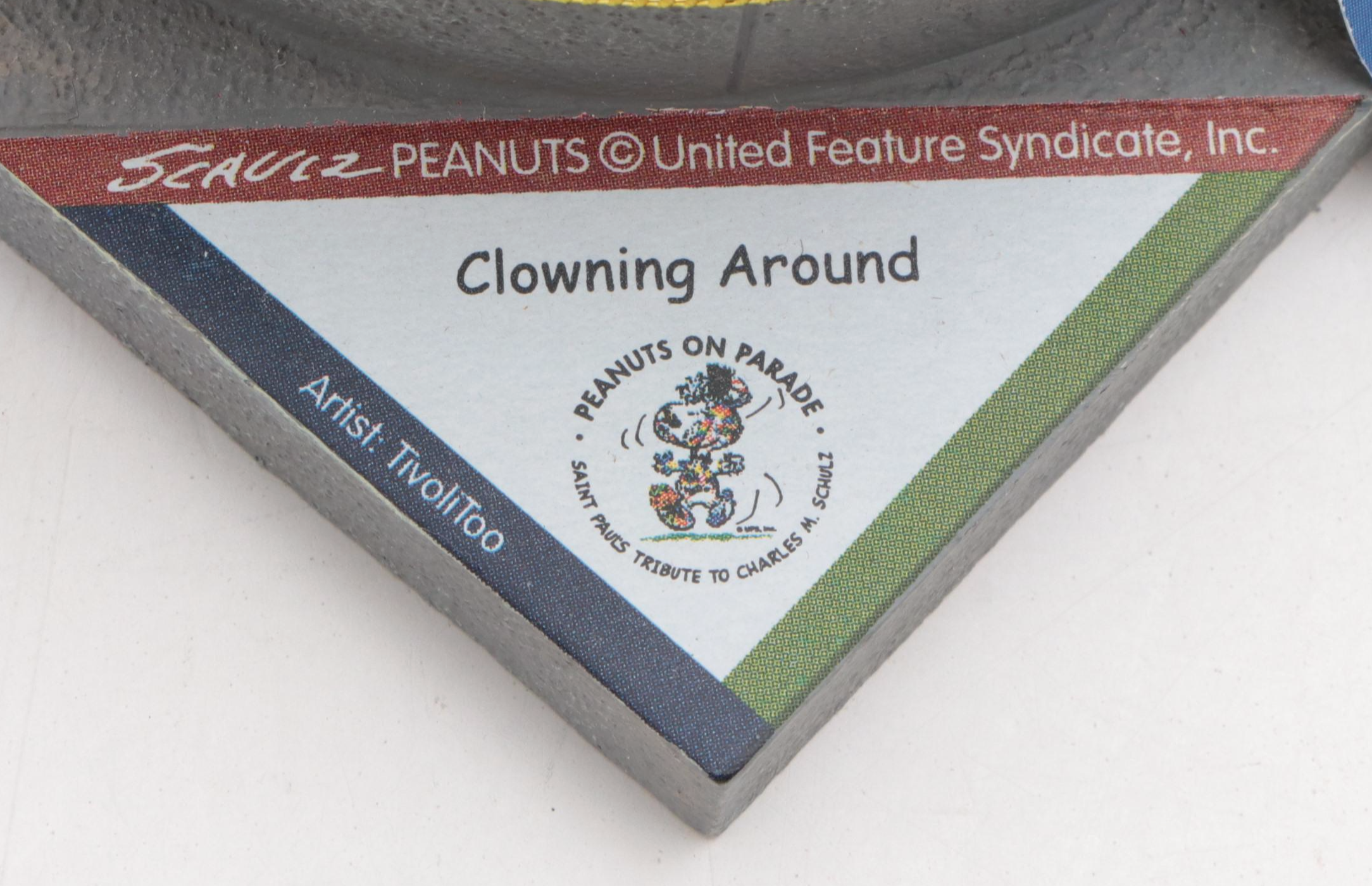 Westland Peanuts on Parade "Clowning Around" Snoopy Snow Globe