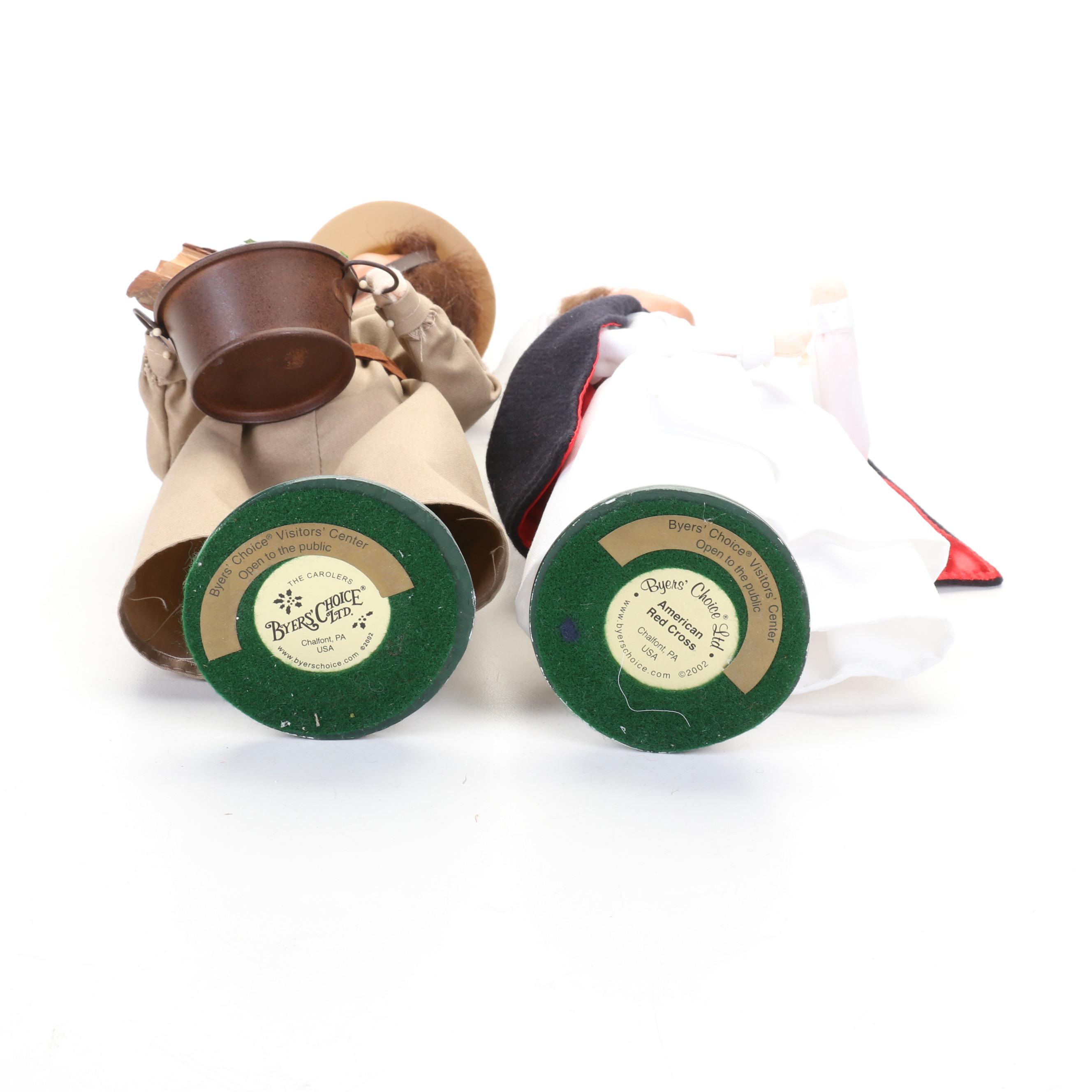 Byers' Choice "The Carolers" Featuring "American Red Cross" Holiday Figurines