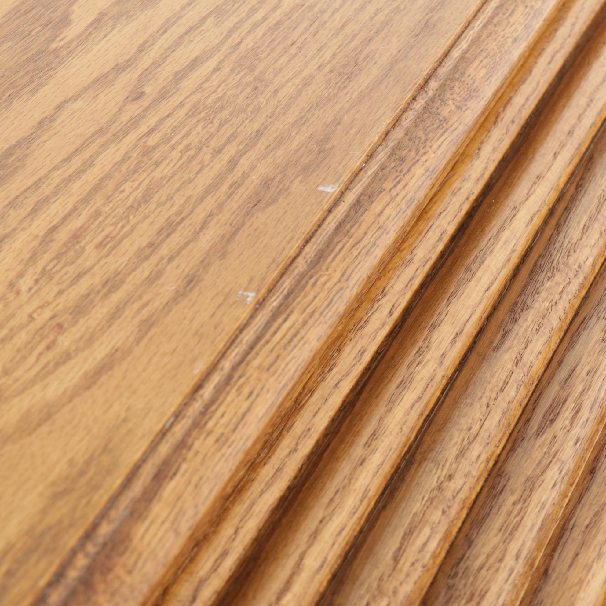 Oak Crest Victorian Style Oak Roll-Top Desk with Chair, Late 20th Century