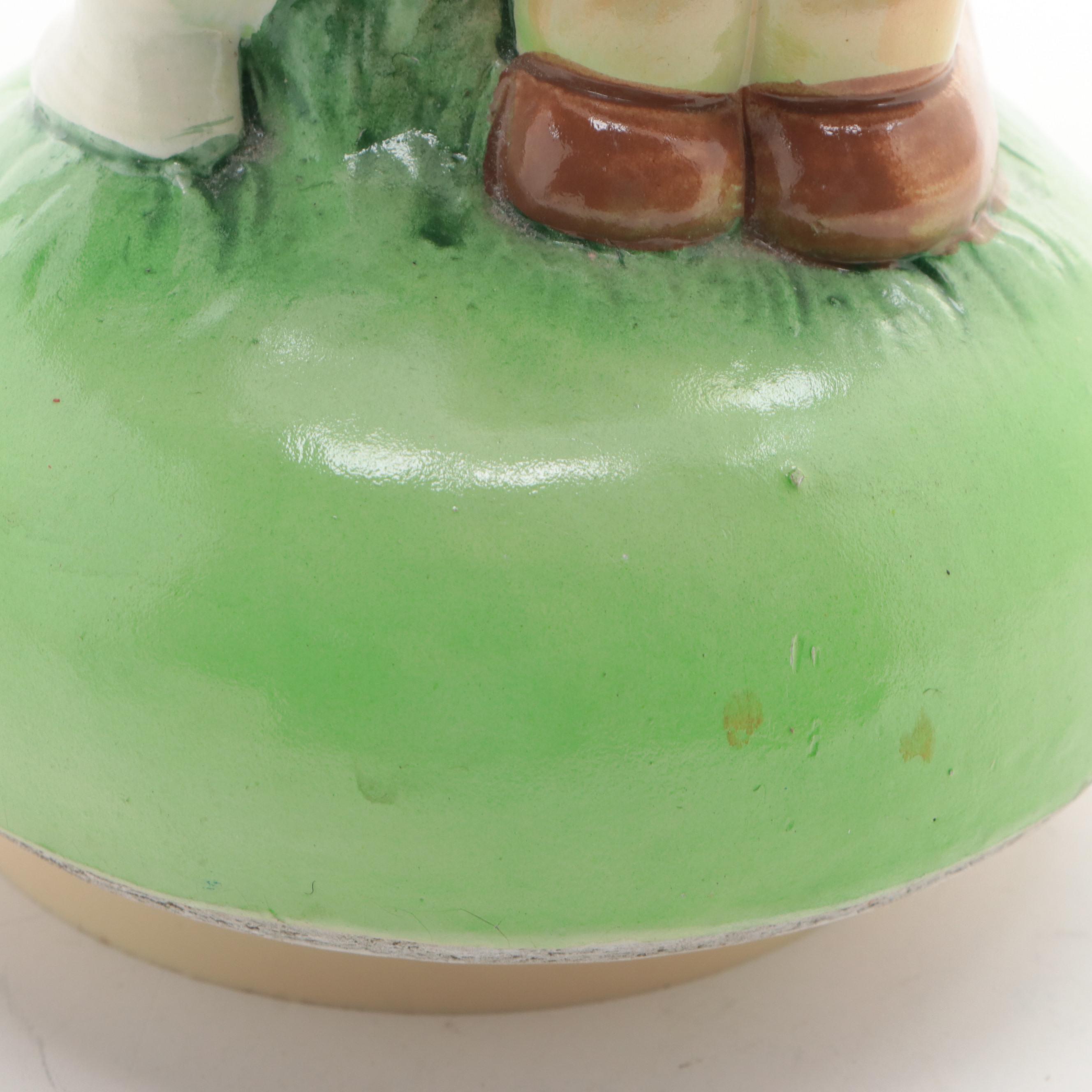 Sankyo Charlie Brown and Snoopy on Toadstool Music Box