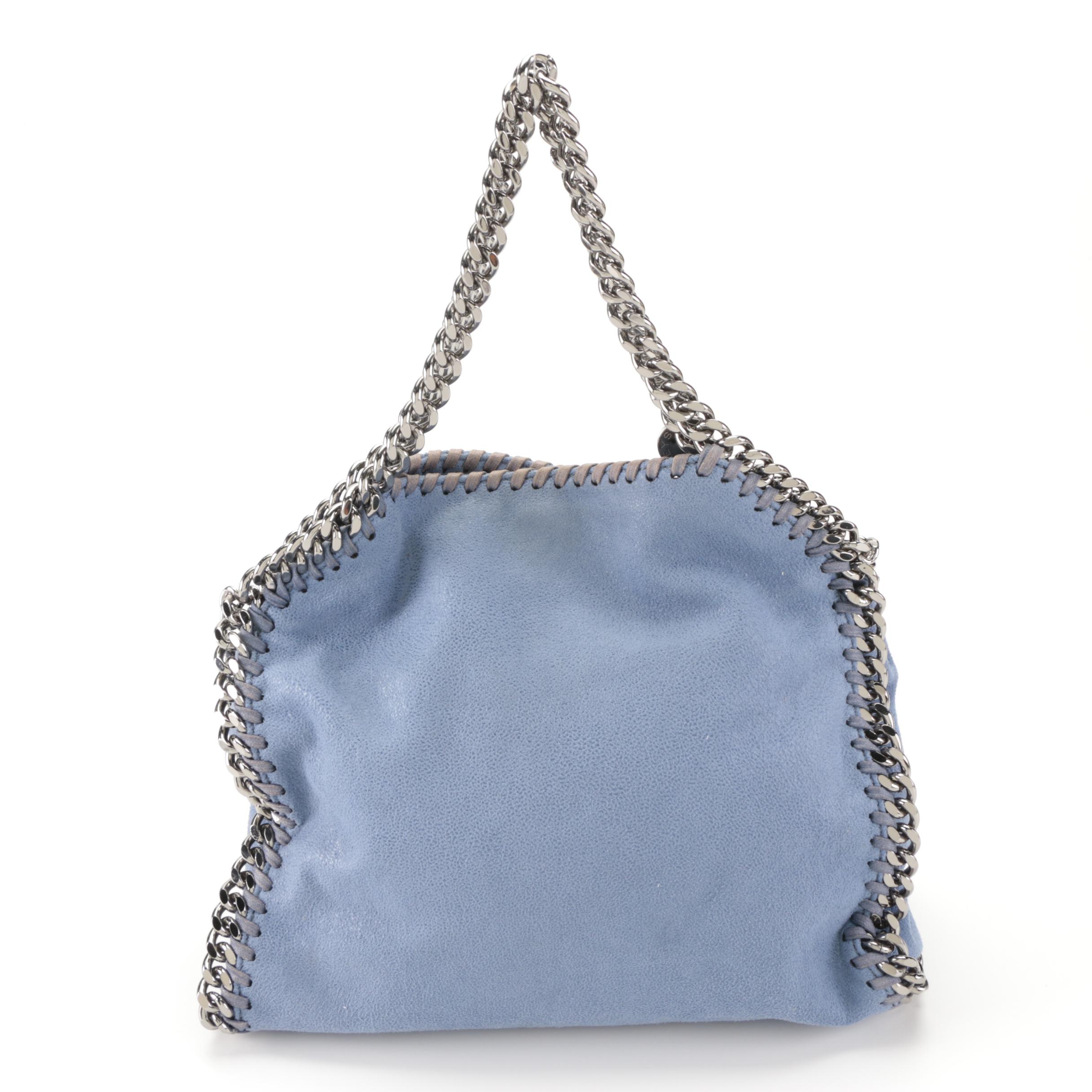Stella McCartney Small Falabella Two-Way Bag in Shaggy Deer Faux Suede