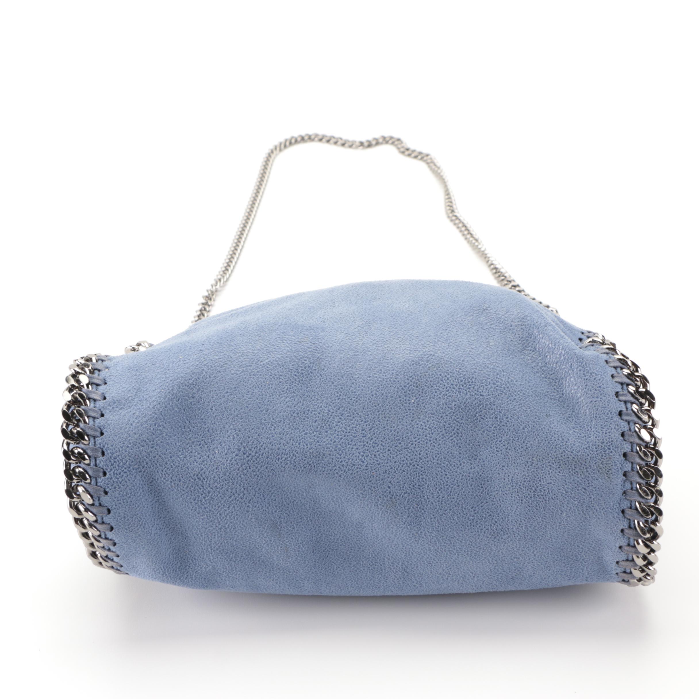 Stella McCartney Small Falabella Two-Way Bag in Shaggy Deer Faux Suede