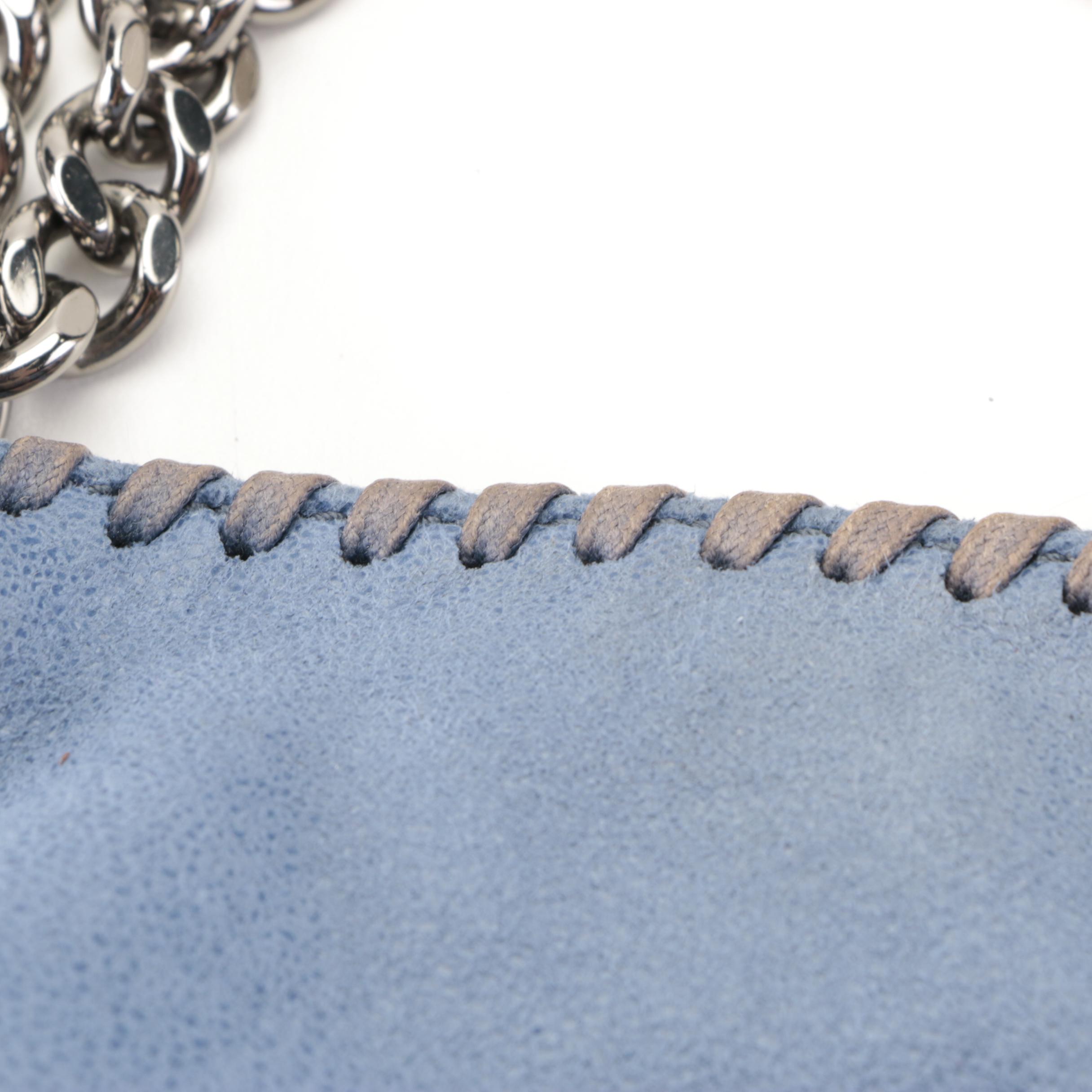 Stella McCartney Small Falabella Two-Way Bag in Shaggy Deer Faux Suede